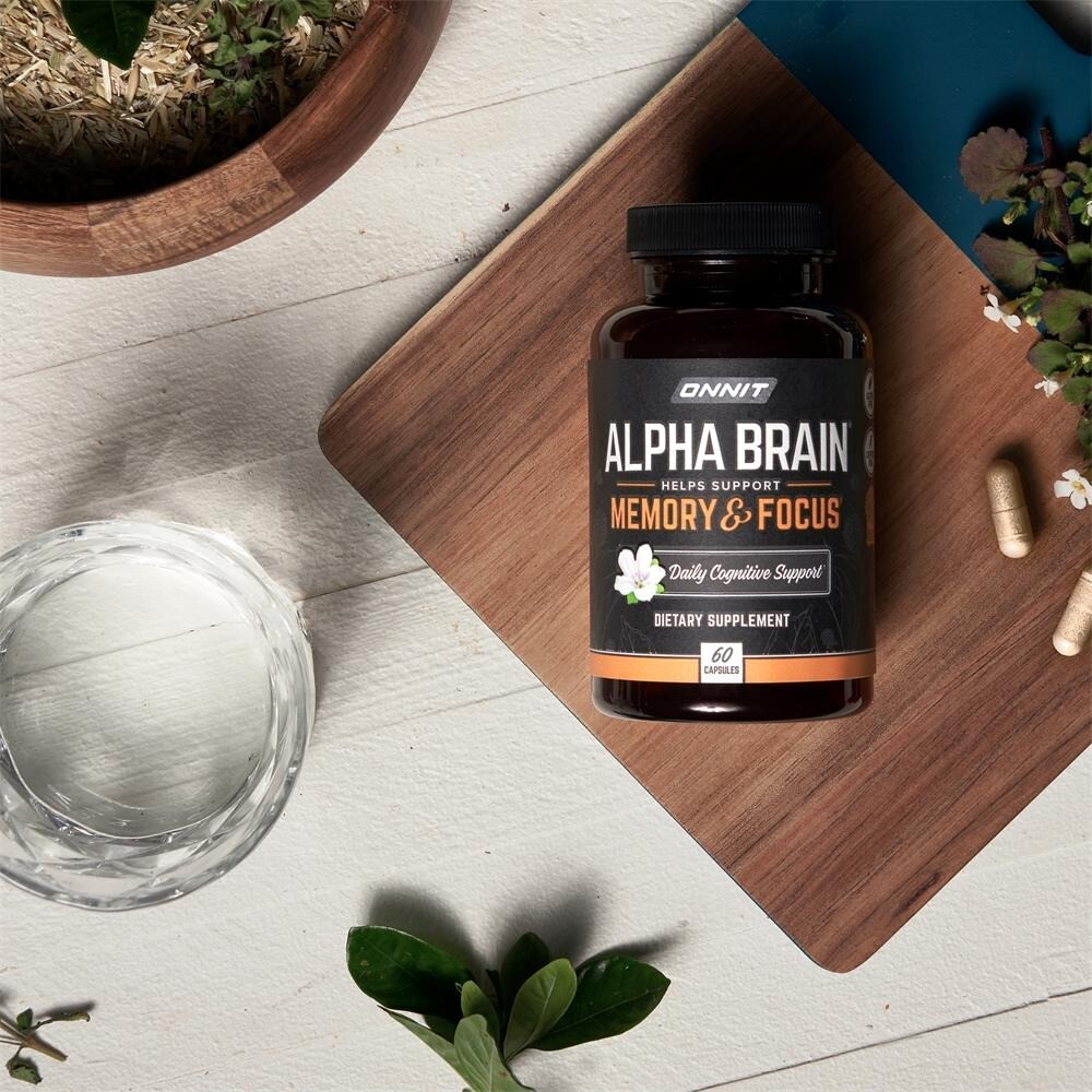 Alpha BRAIN Nootropic Brain Health, Memory and Focus Support, 60 Ct