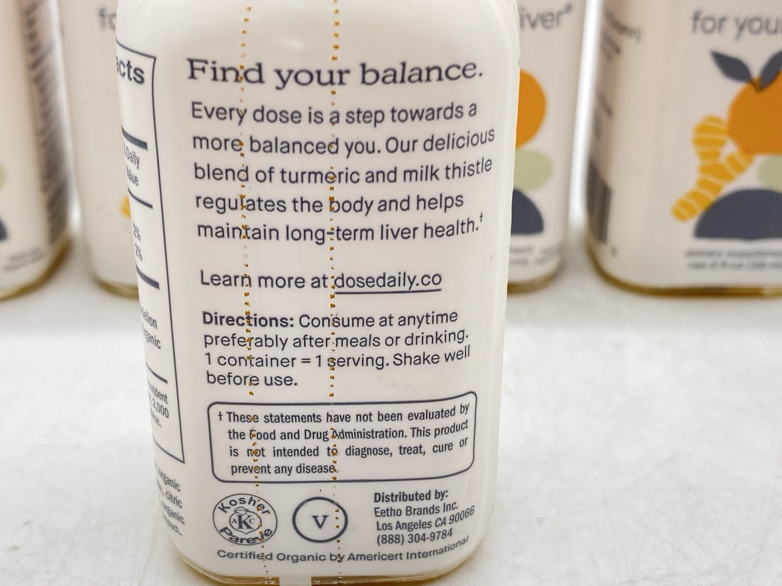 5 PACK DOSE For Your Liver Support Supplement Cleanse 2oz