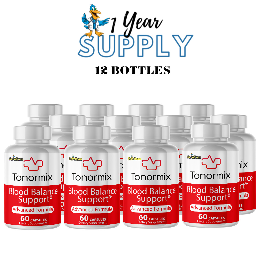 Tonormix- Blood Support- 12 Bottles- 720 Capsules