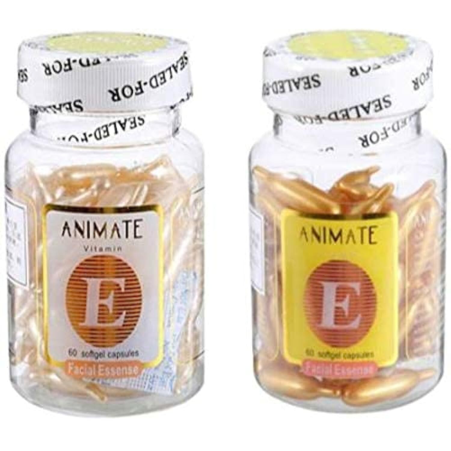 (pack of 2) Vitamin E Aloe Vera soft gel cap for Anti-aging Glowing Face