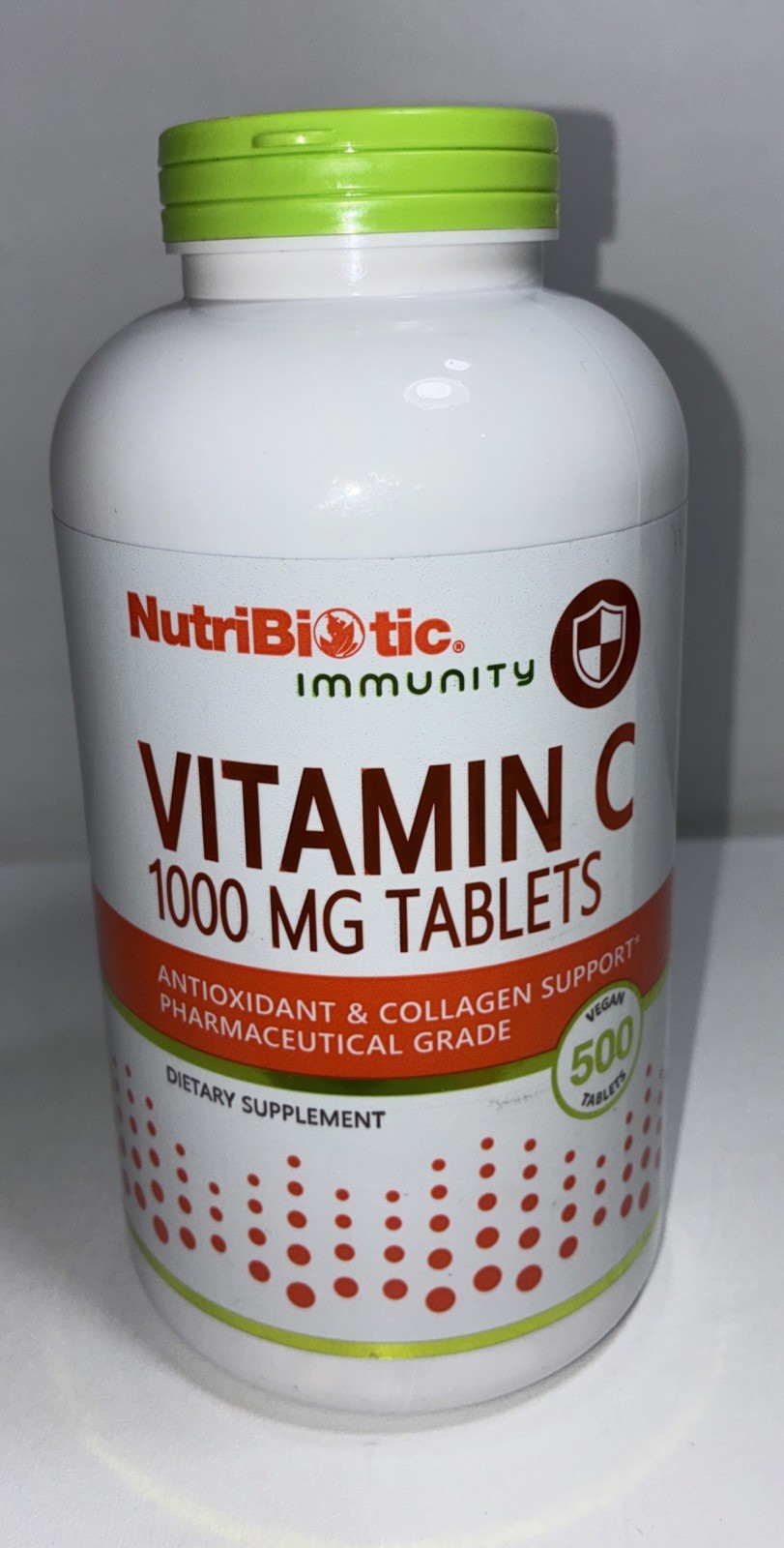 New NutriBiotic Vitamin C /500 Vegan Tablets / Exp 07/2028
