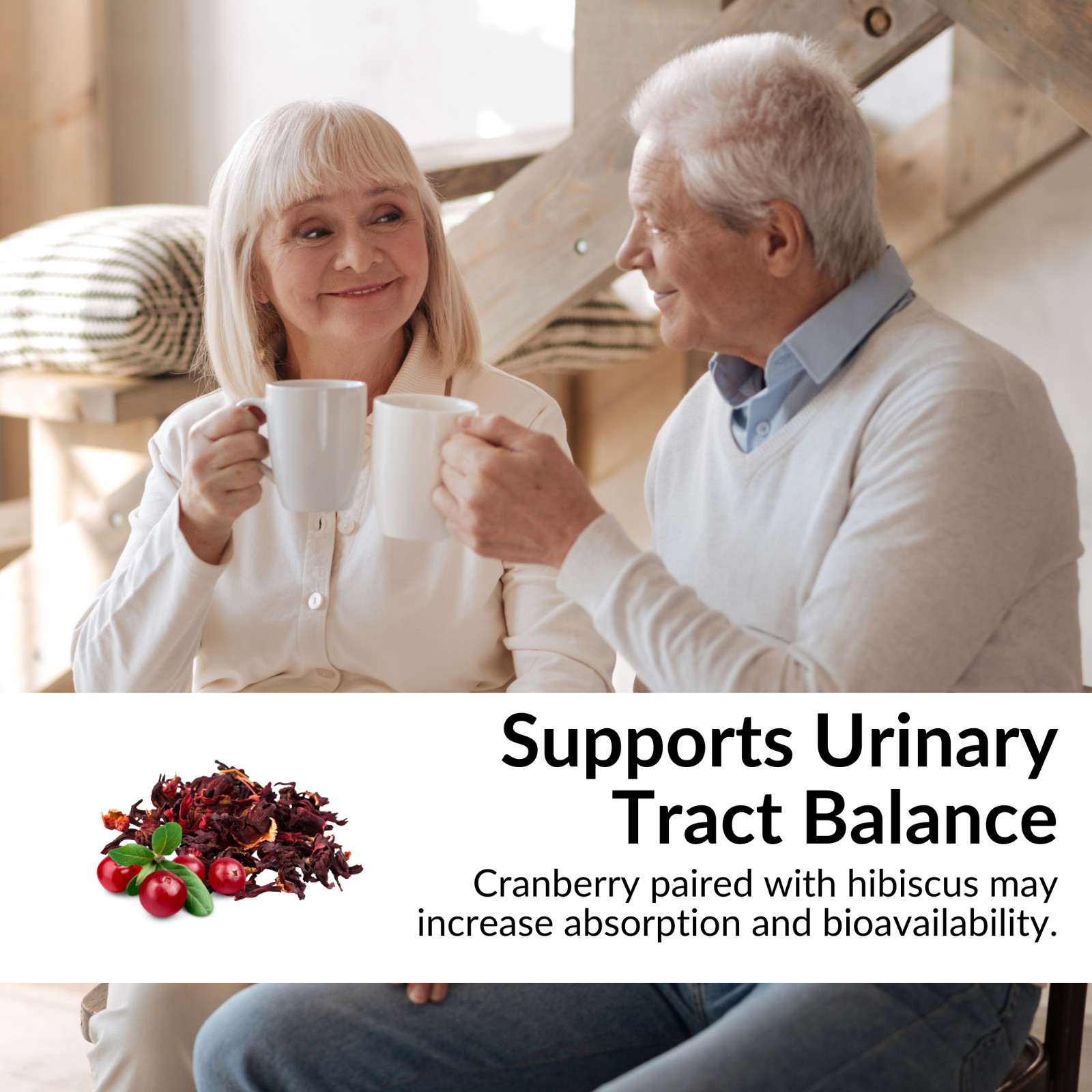 (2 Pack) Urinary Tract Balance 60ct D Mannose w/ Cranberry Hibiscus Dandelion