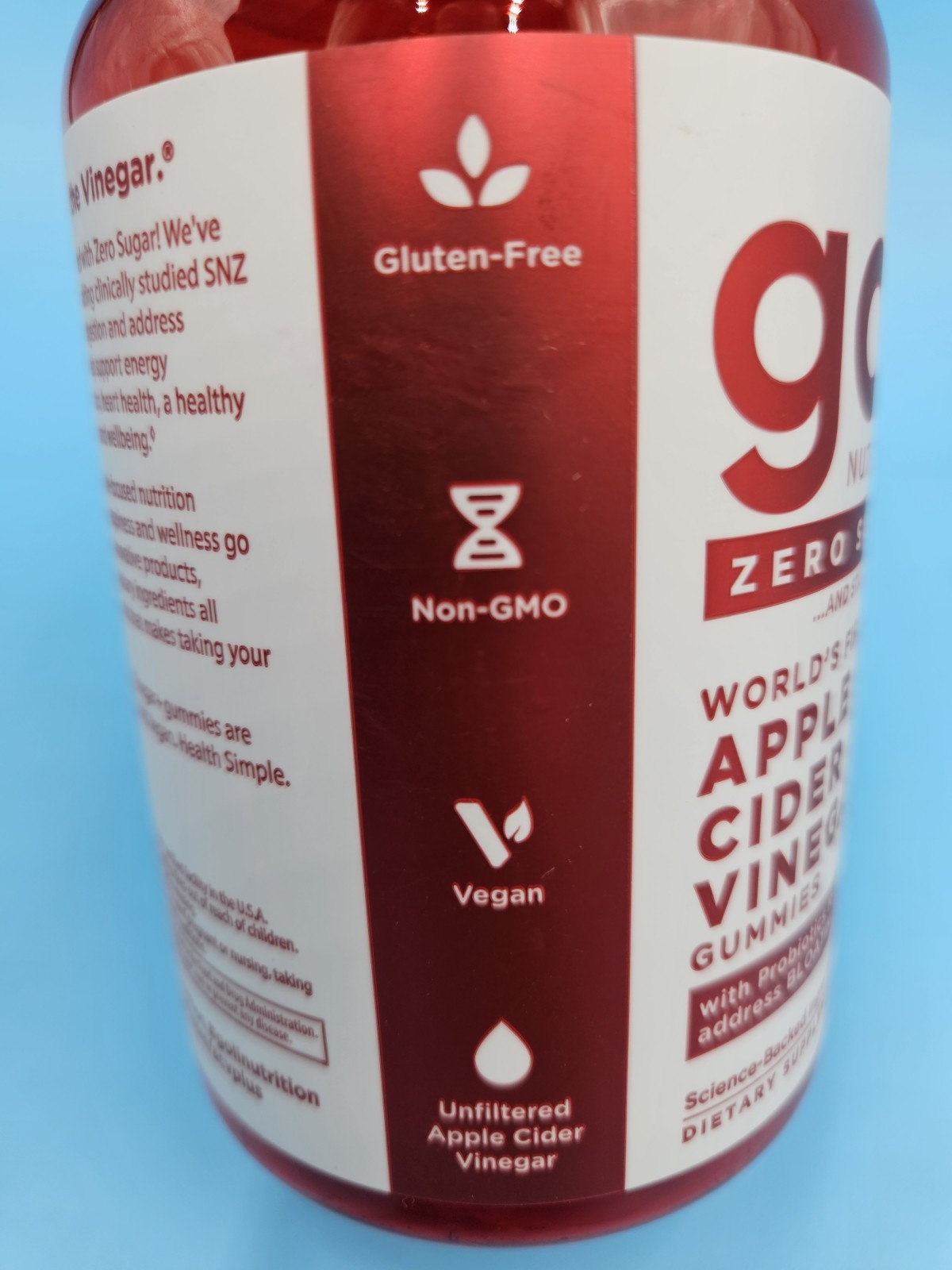 Goli Zero Sugar Apple Cider Vinegar + Gummies – Lot of 3 bottles, Exp: 01/2027