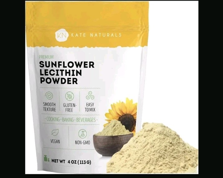 LOT – 3 BAGS Kate Naturals Sunflower Lecithin Powder – Bread Gummies Cooking 4oz