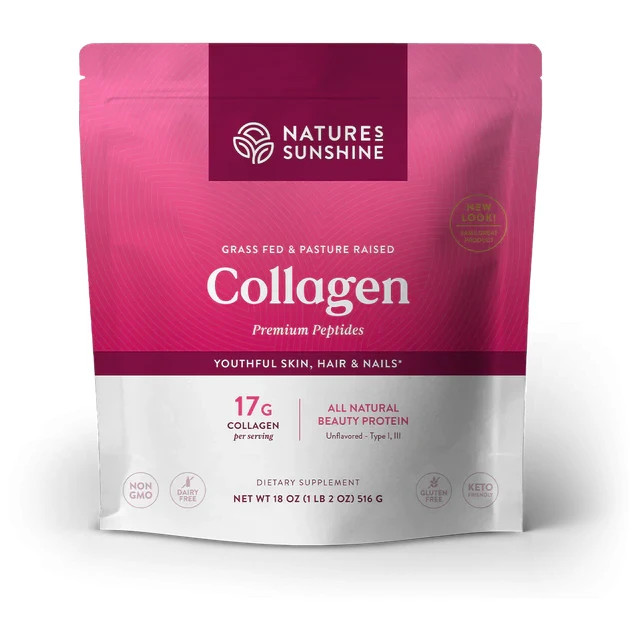 NATUREs SUNSHINE Collagen Peptides Powder, Grass Fed, Premium (EXP:03/2027