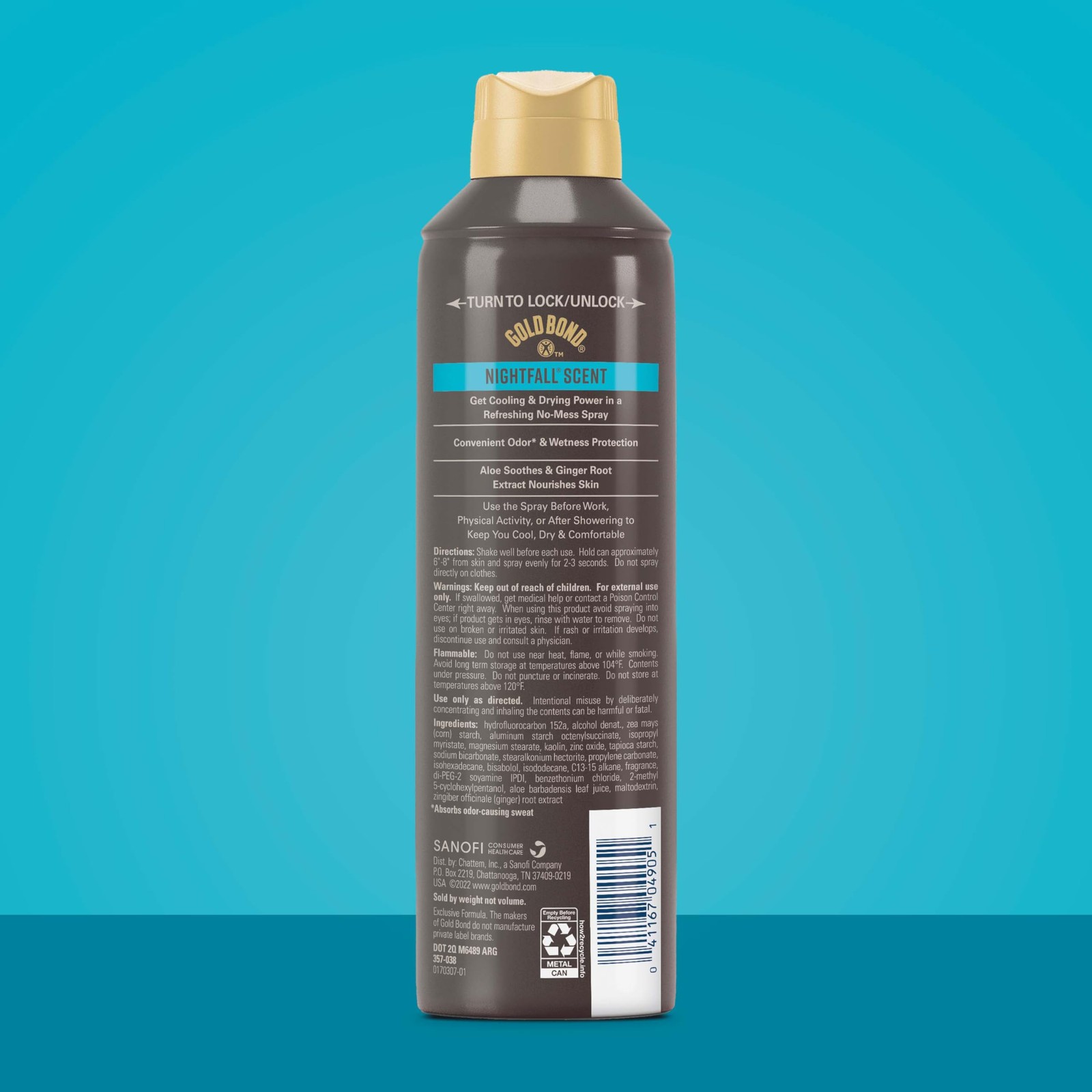 Gold Bond Men’s Essentials Talc-Free Body Powder Spray 7 7 Ounce (Pack of 1)