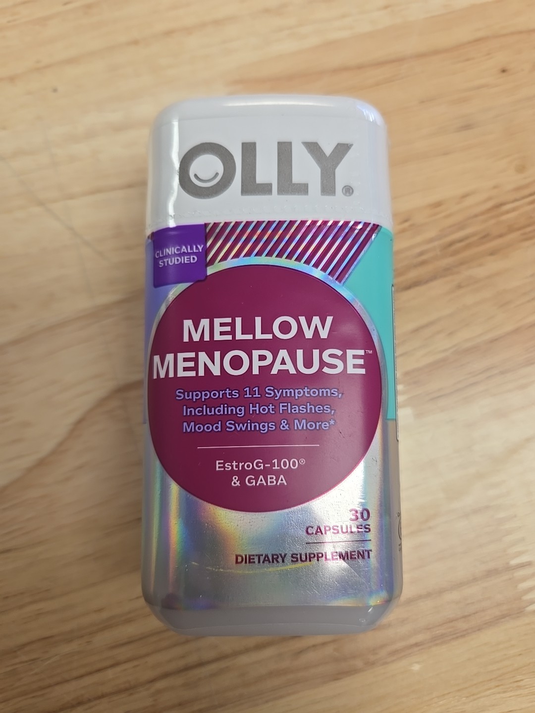 Olly Mellow Menopause, 30 Capsules, Dietary Supplement Exp: 06/2027