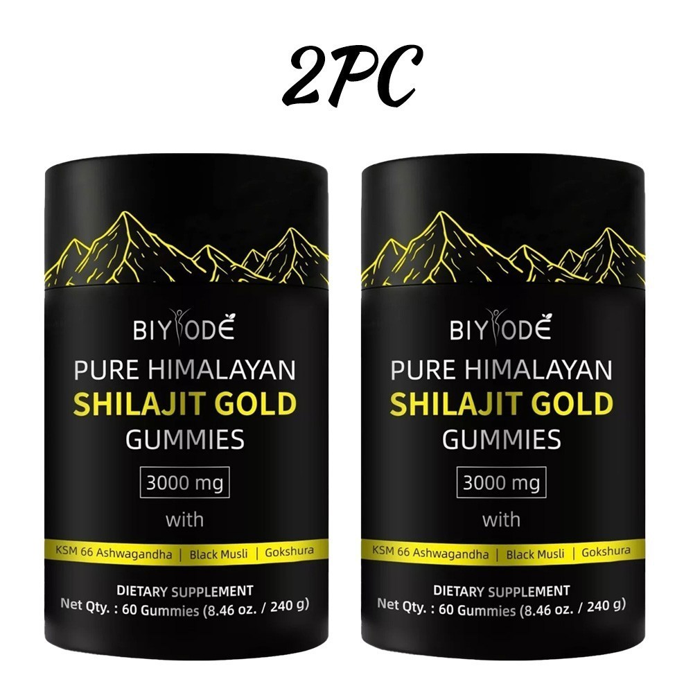Himalayan Shilajit GOLD Gummies, Natural Extremely Potent 3000 mg, Fulvic Acid
