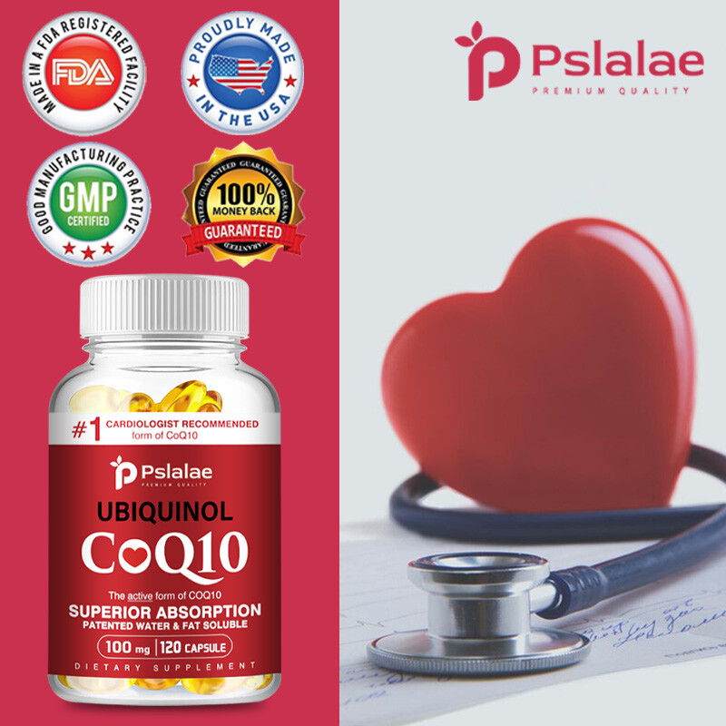Ubiquinol CoQ10 Capsules 100mg – Superior Absorption, Heart Health Supplements