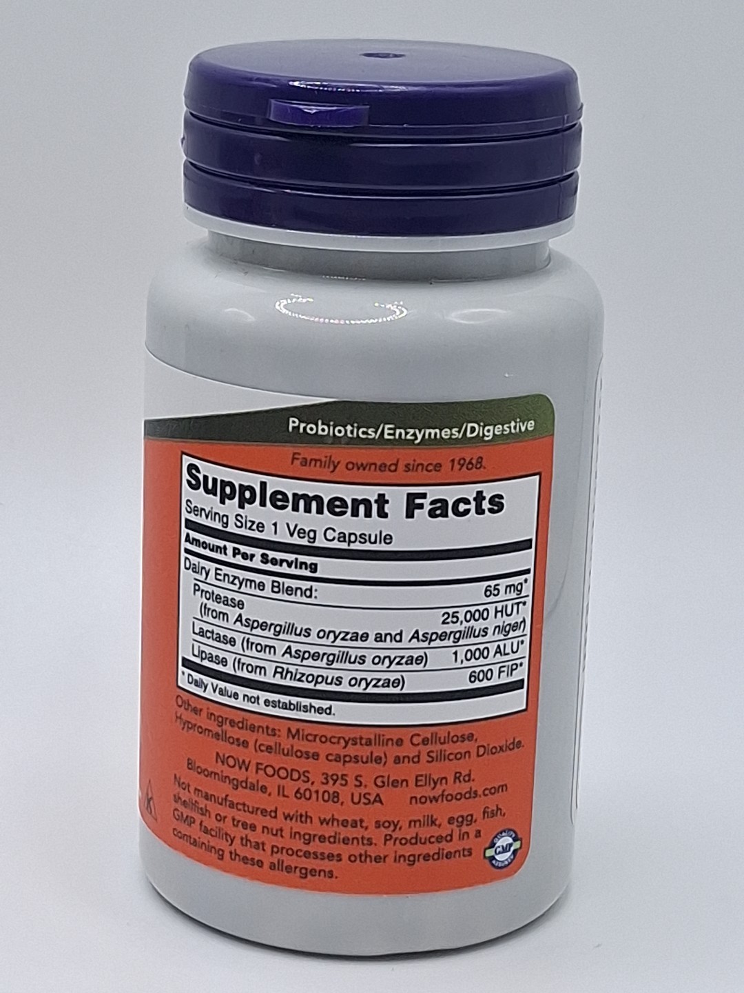 now Dairy Digest Complete, 90 veg capsules. Exp: 02/2026