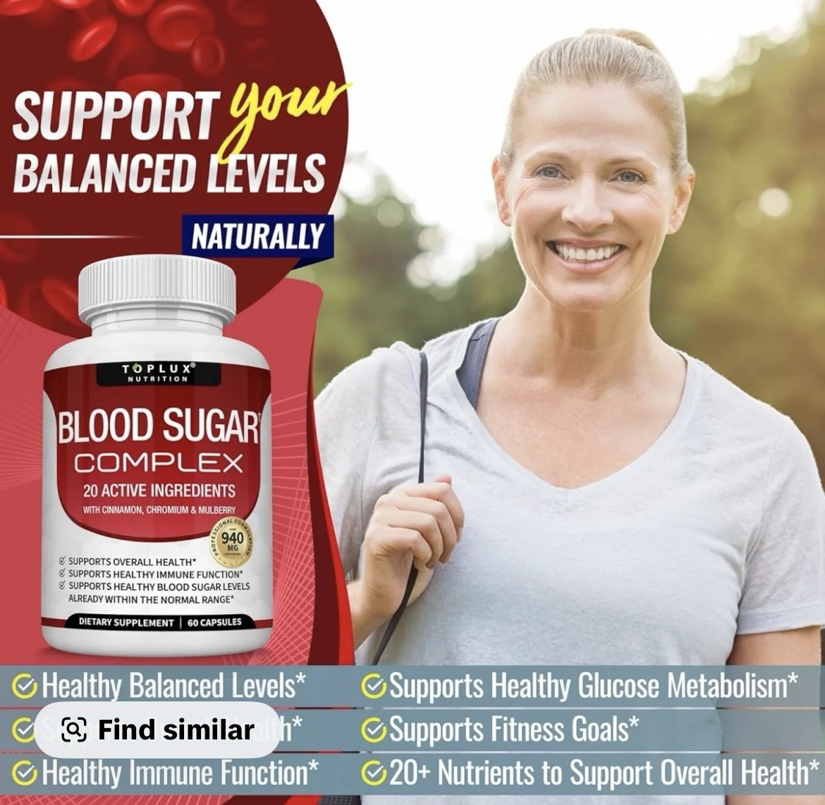 Toplux blood sugar