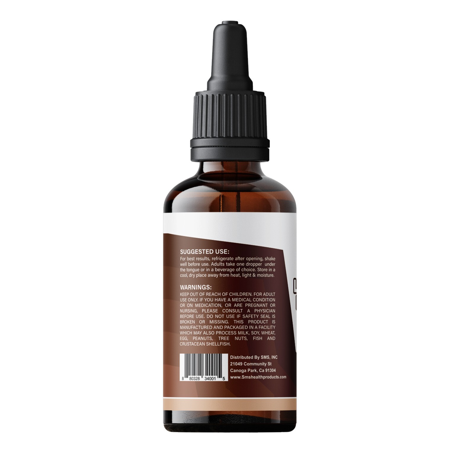Lions Mane Mushroom Extract Organic Non GMO Tincture Liquid Herbal Drops 2 Fl Oz