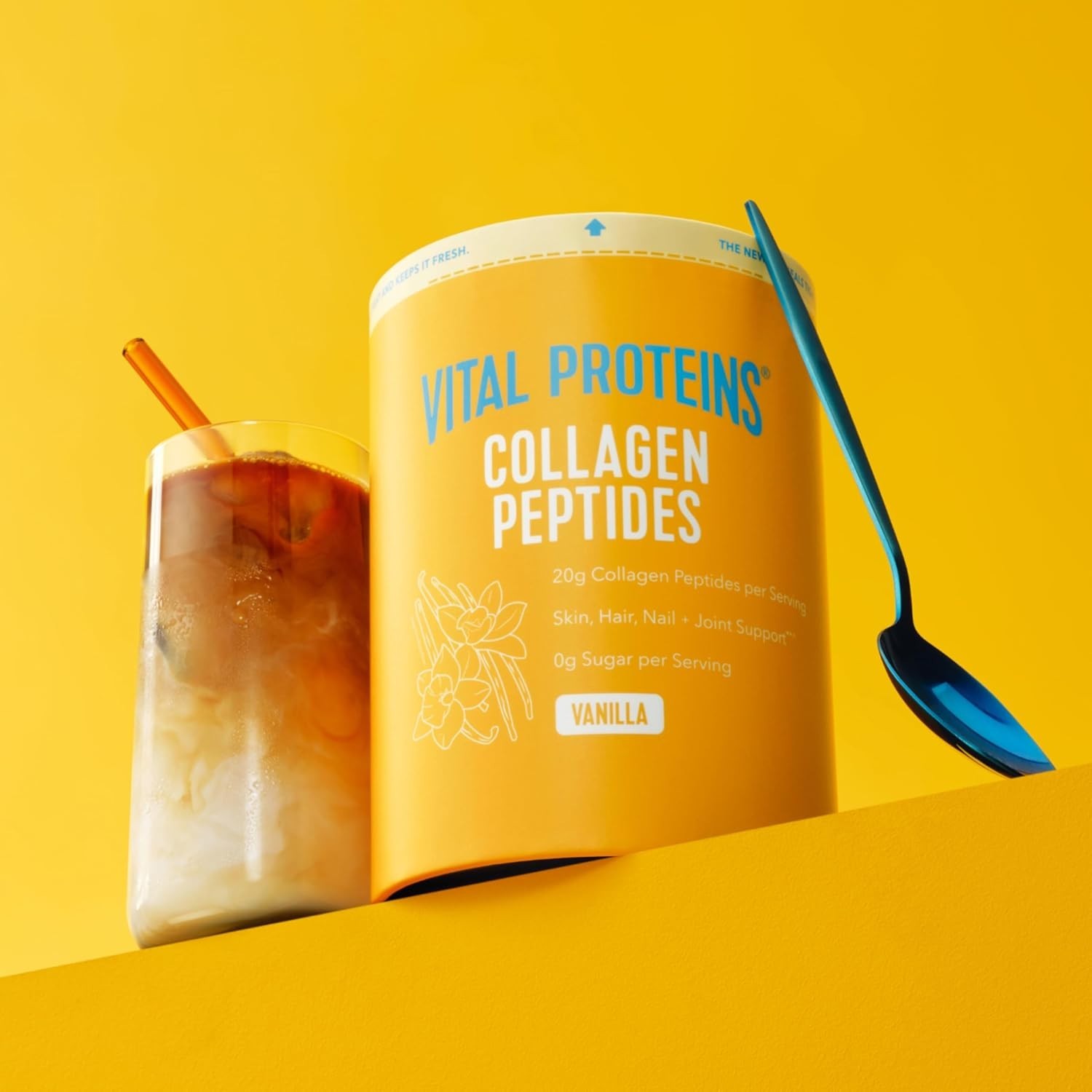 Vital Proteins Collagen Peptides Powder Vanilla, Hair Skin Nails Support, 11.5oz