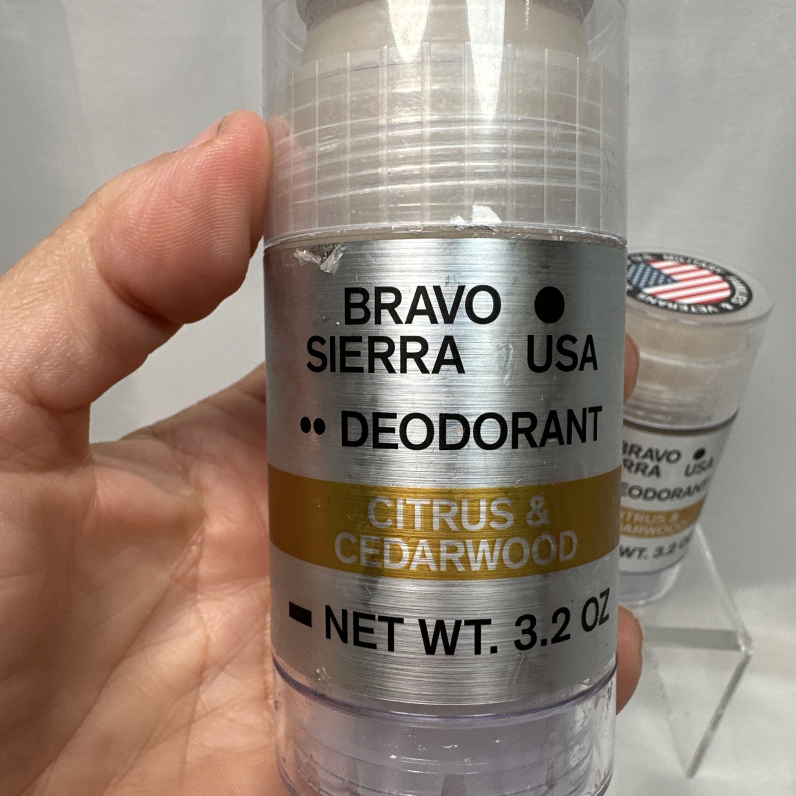 Aluminum-Free Deodorant for Men by Bravo Sierra, 2-Pack 3.2 Ounce (Pack of 2)
