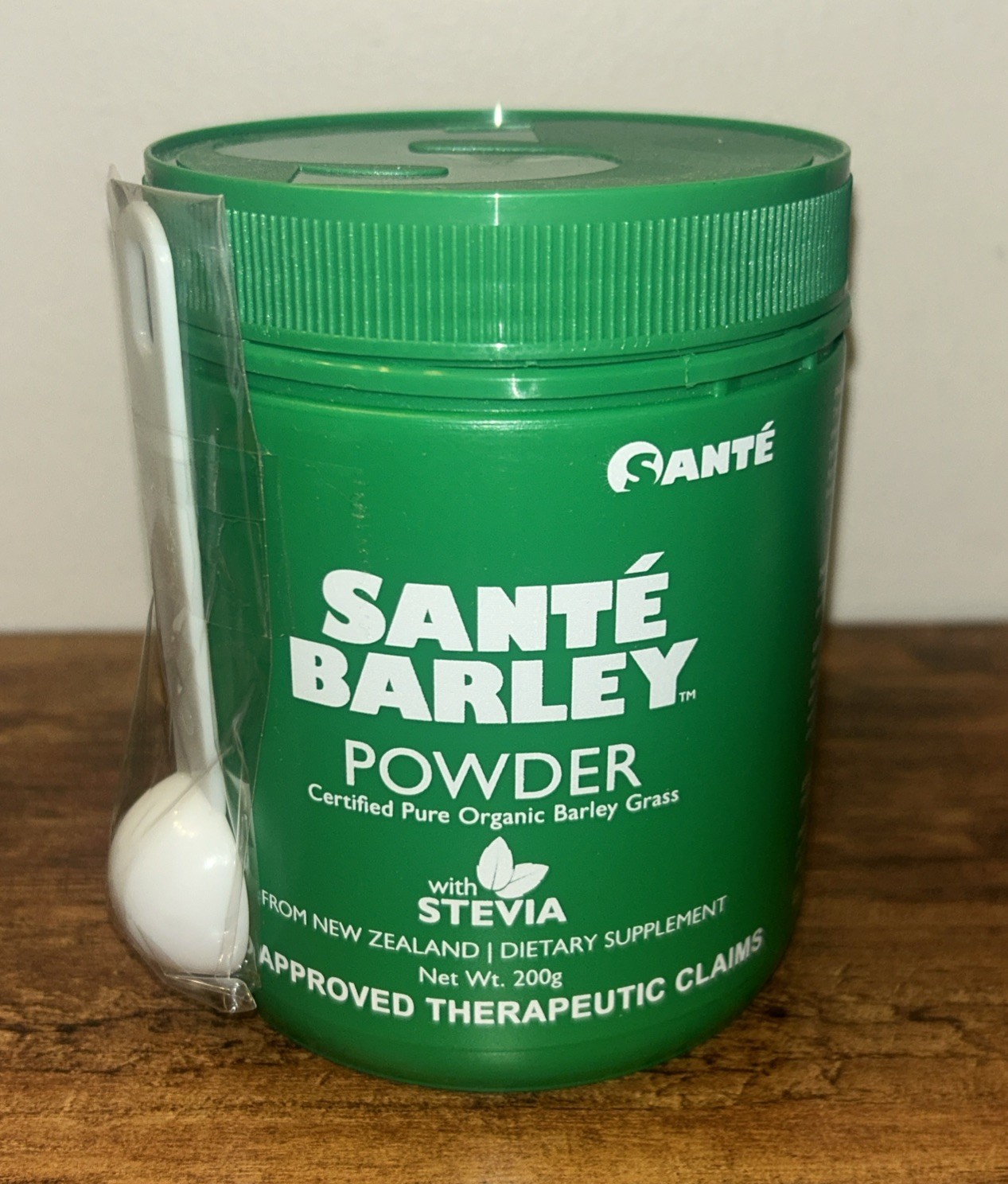 3x Santé Barley Powder with Stevia 200g – Certified Organic Barley Grass Exp2027