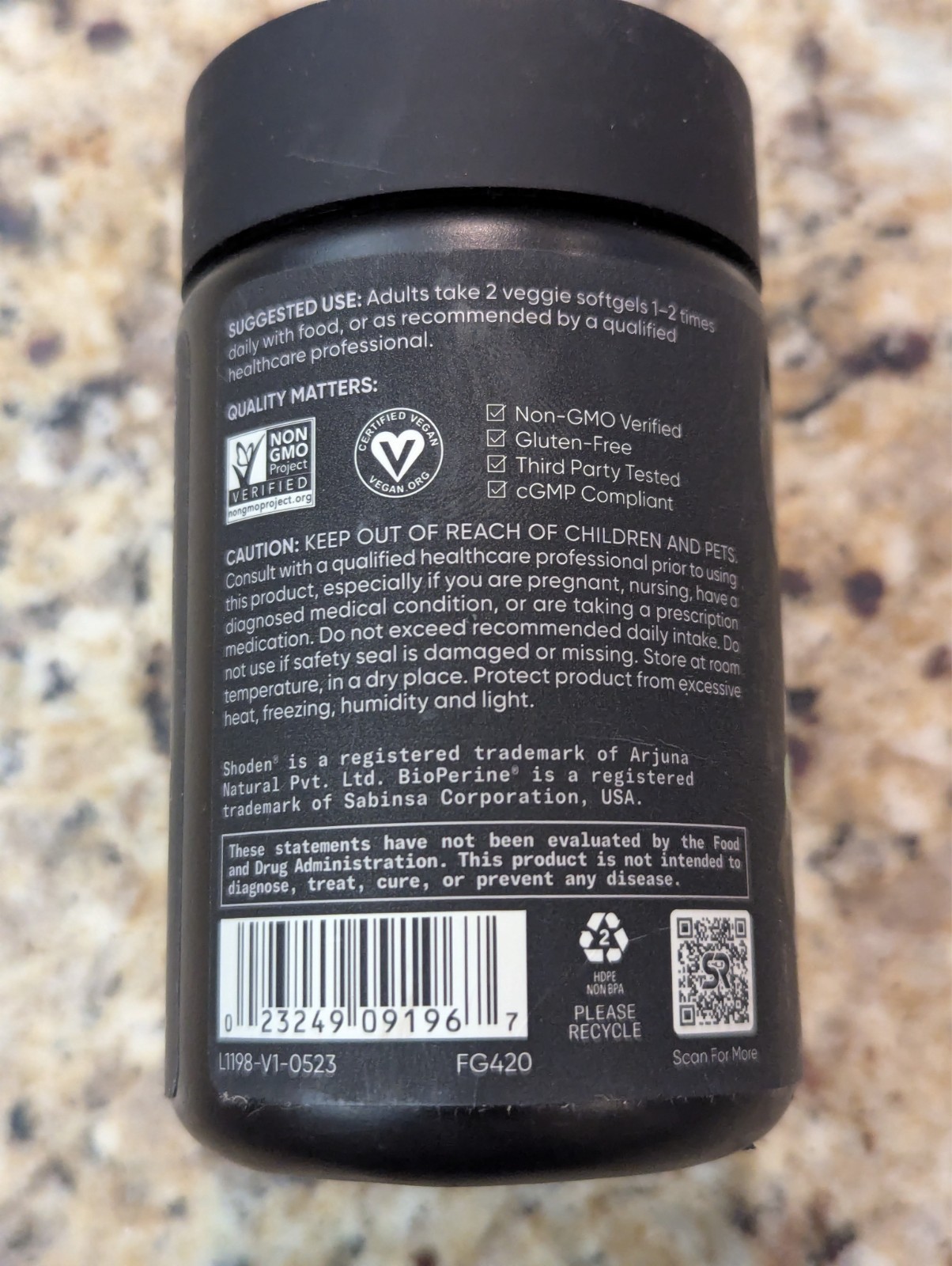 Sports Research Ashwagandha Plant Based 60 softgels exp: 08/2026