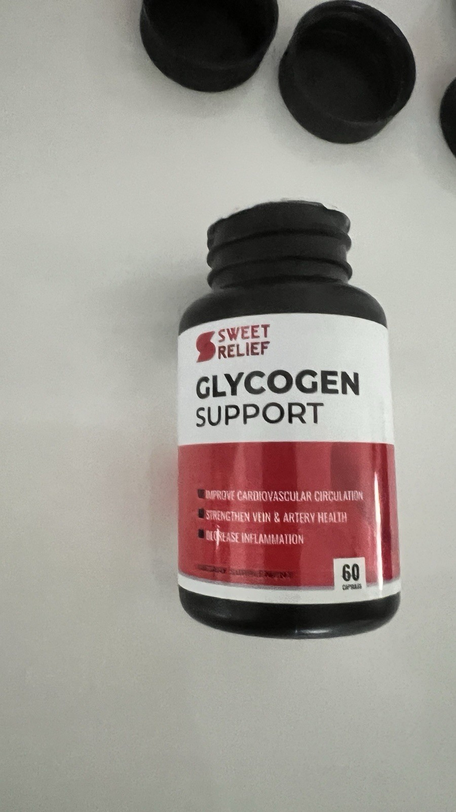 3-Sweet Relief Glycogen Support Capsules, Sweet Relief Pills (60 Capsules)