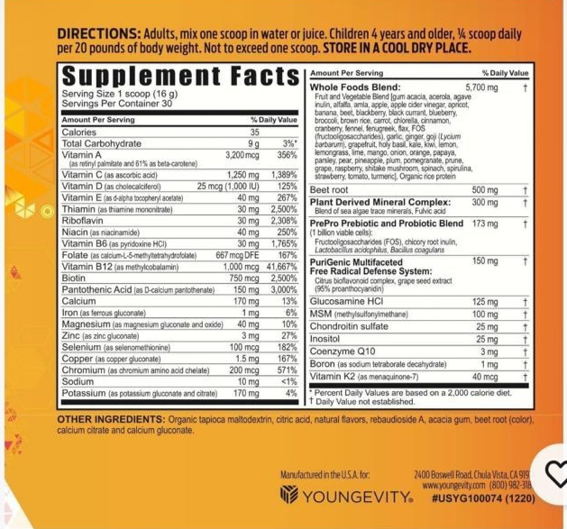 Youngevity Beyond Tangy Tangerine BTT 2.5 Dr. Wallach – FREE SHIPPING 3-Pack