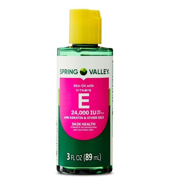 Spring Valley Skin Oil with Vitamin E for Skin Health 24,000 IU 3 Fl. Oz.