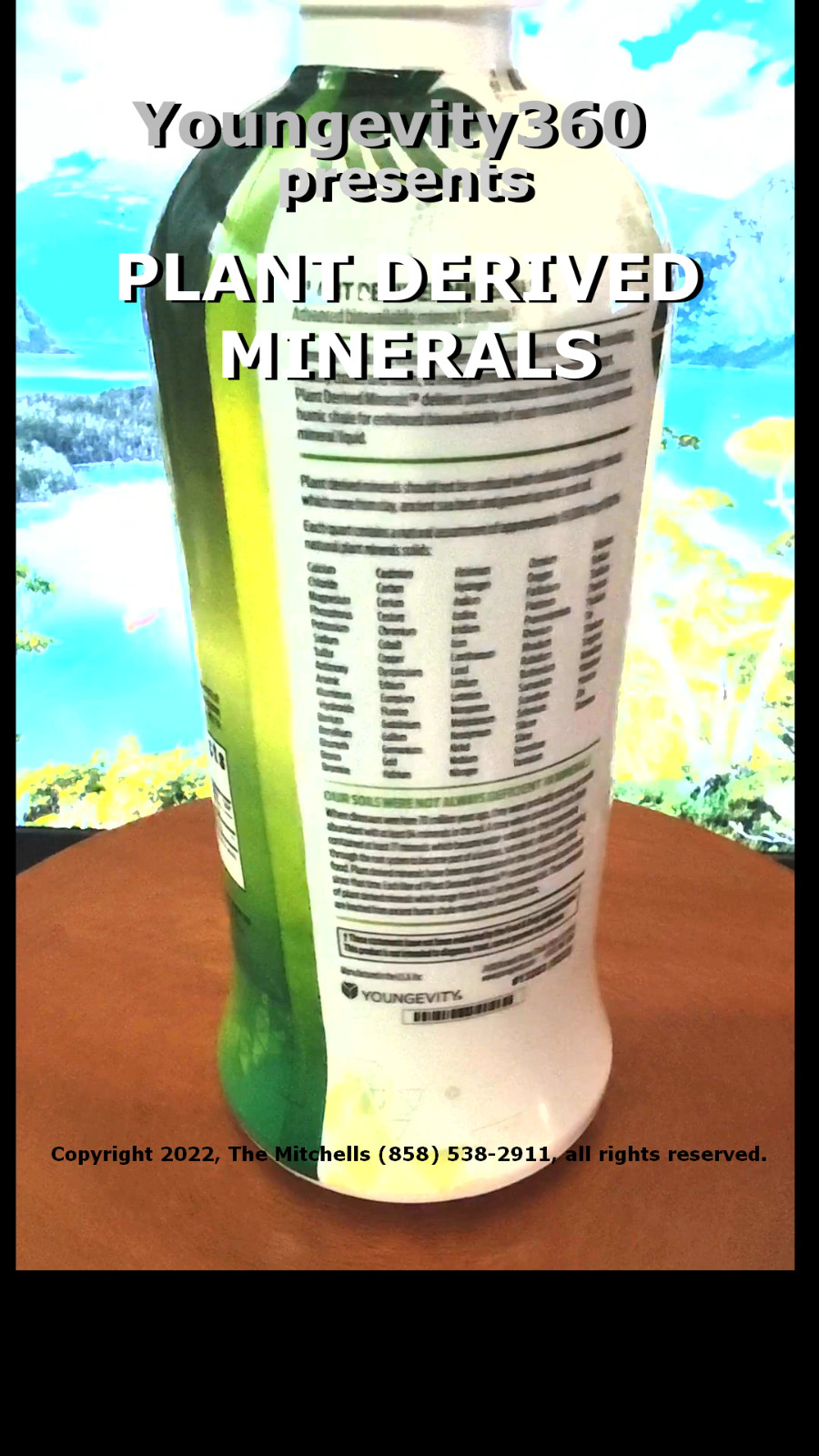 Youngevity360 Plant Derived Minerals Wallach, Ships Free 100% Forever Guarantee