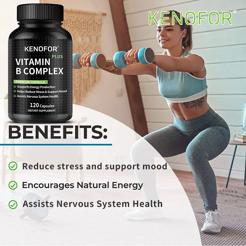 Vitamin B Complex 30/60/120Capsules Helps Reduce Stress Immune Support Pills