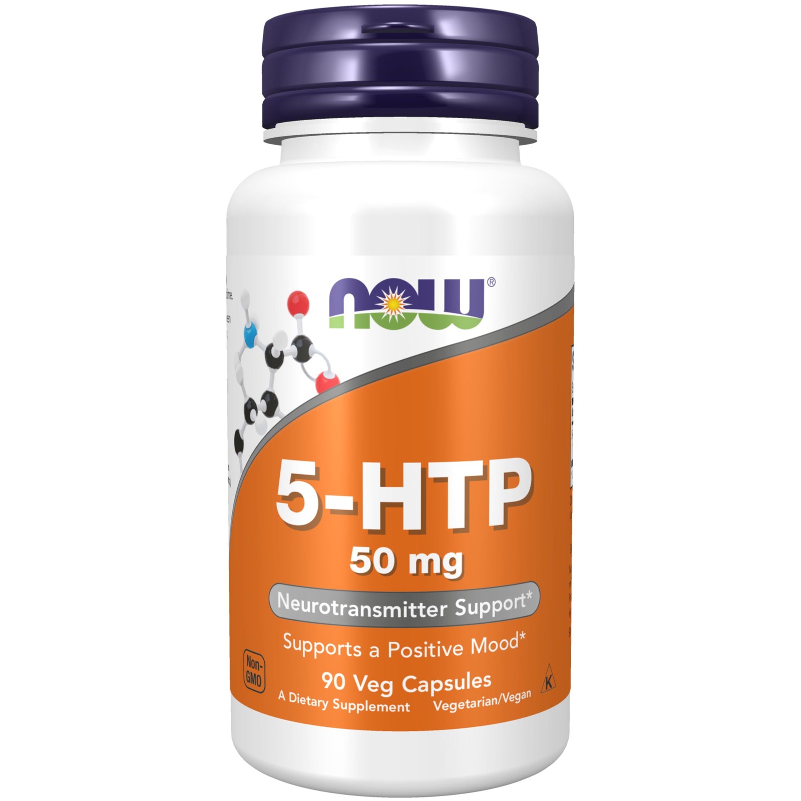 5 Htp Nutritional Supplement Supports Positive Mood 90 Count Natural Non Gmo