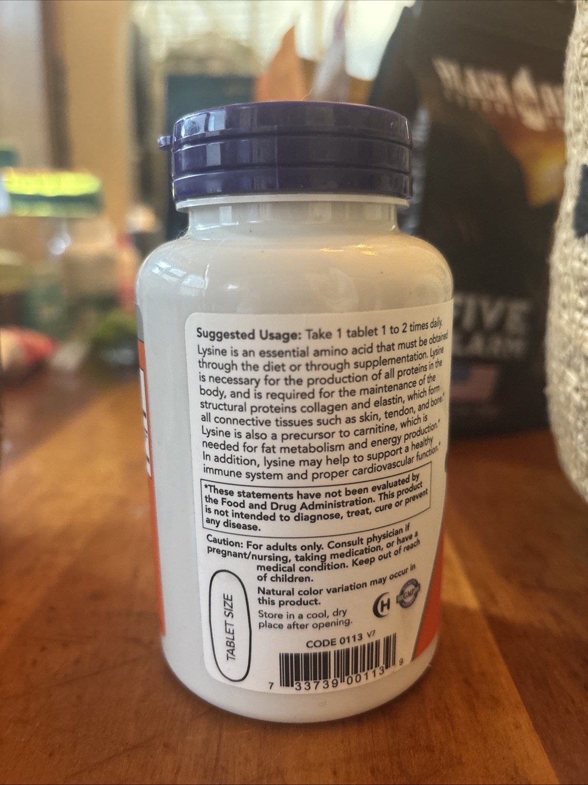 Now L-Lysine 100 Tablets