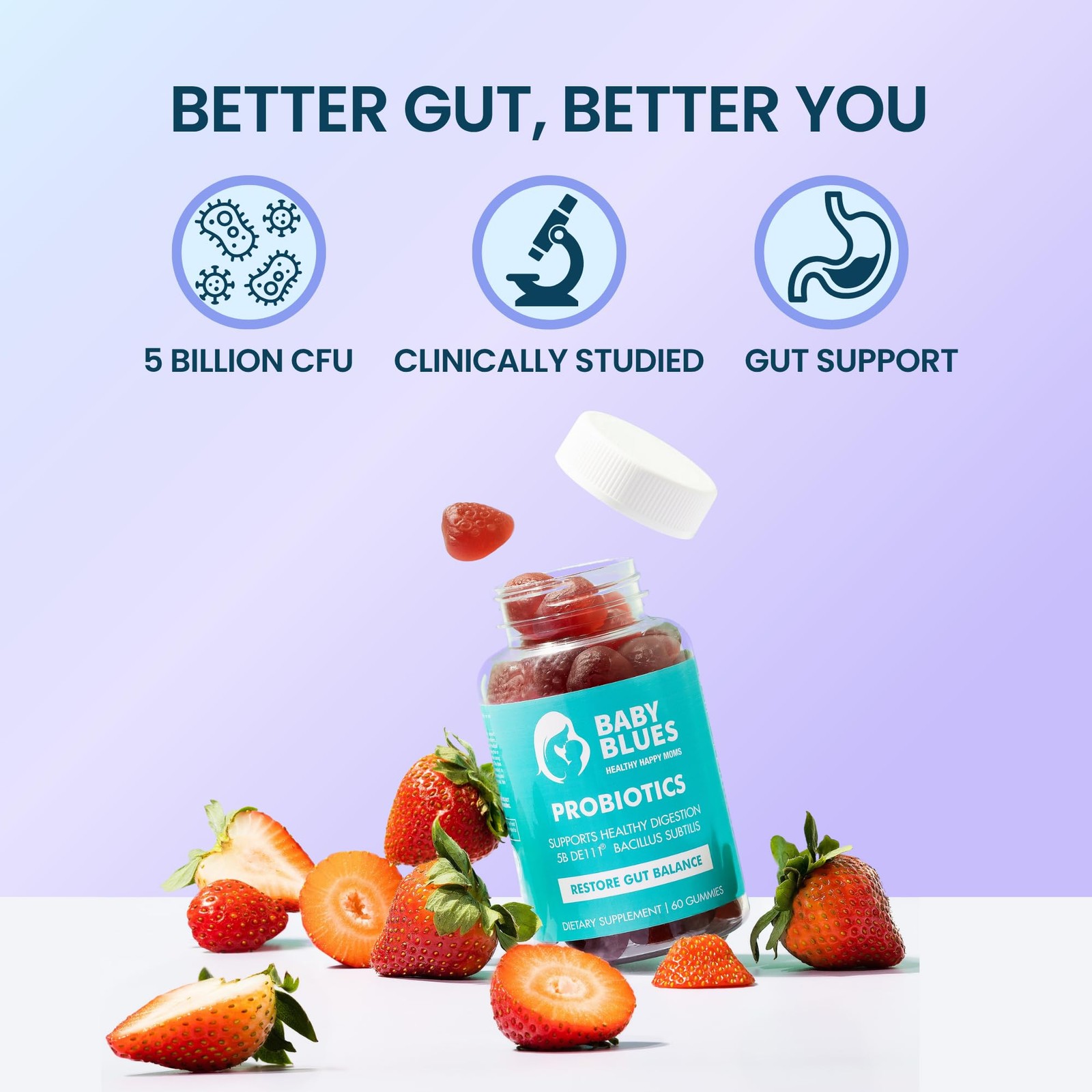Probiotic Gummies for Women, Prenatal and Postnatal Probiotic for Pregnancy, …