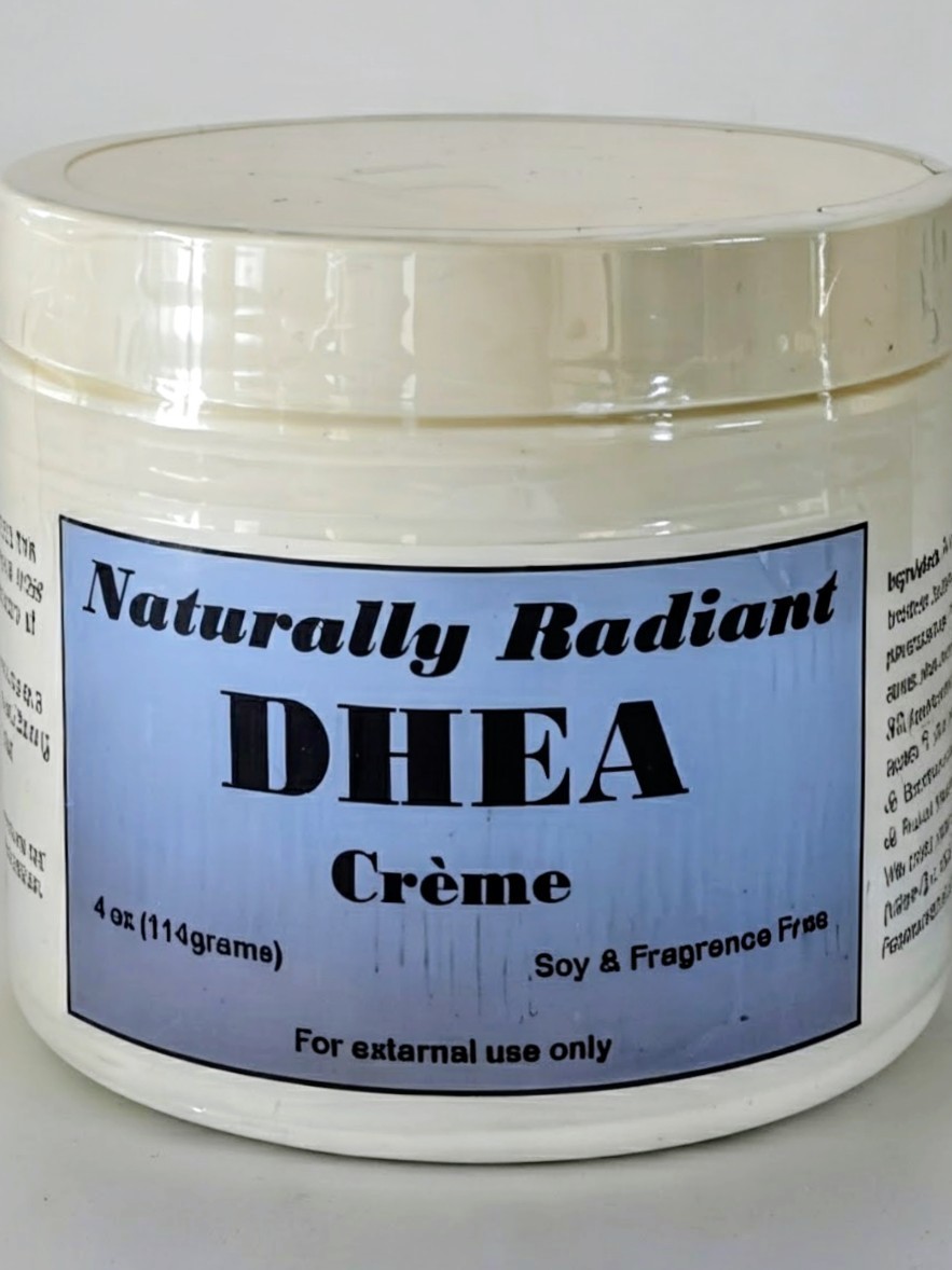 Natural Bioidentical DHEA Cream for Men and Women 90 day supply High absorption