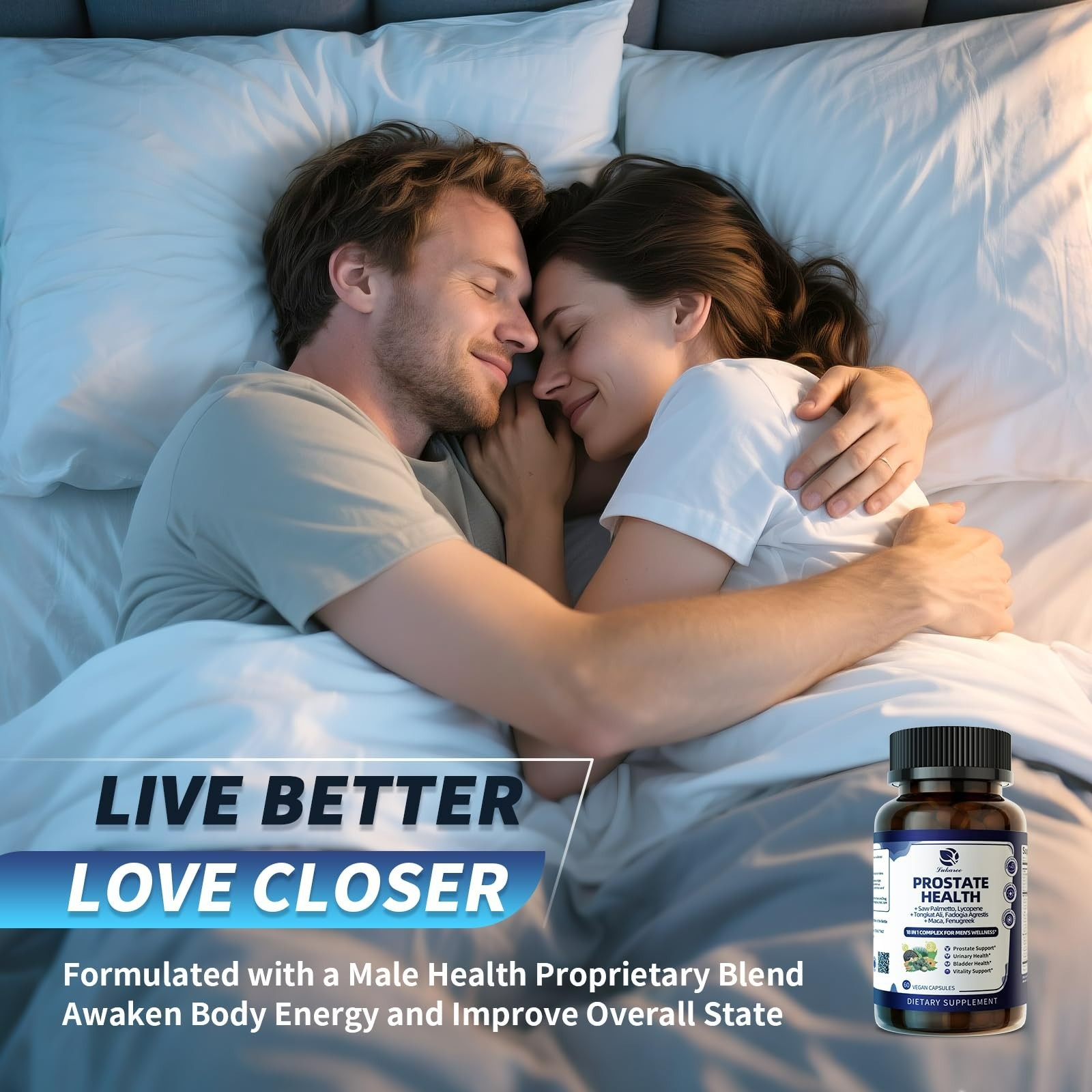 Prostate Health Supplements for Men – 60 CT Urinary Tract Support, DHT Blocker,