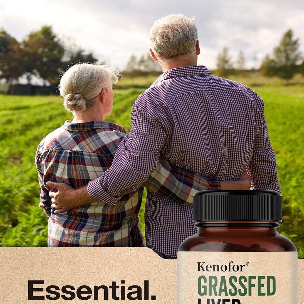 Grass Fed Liver Supplement 4500MG 120 Caps – Immune Support, Beef Liver Capsules