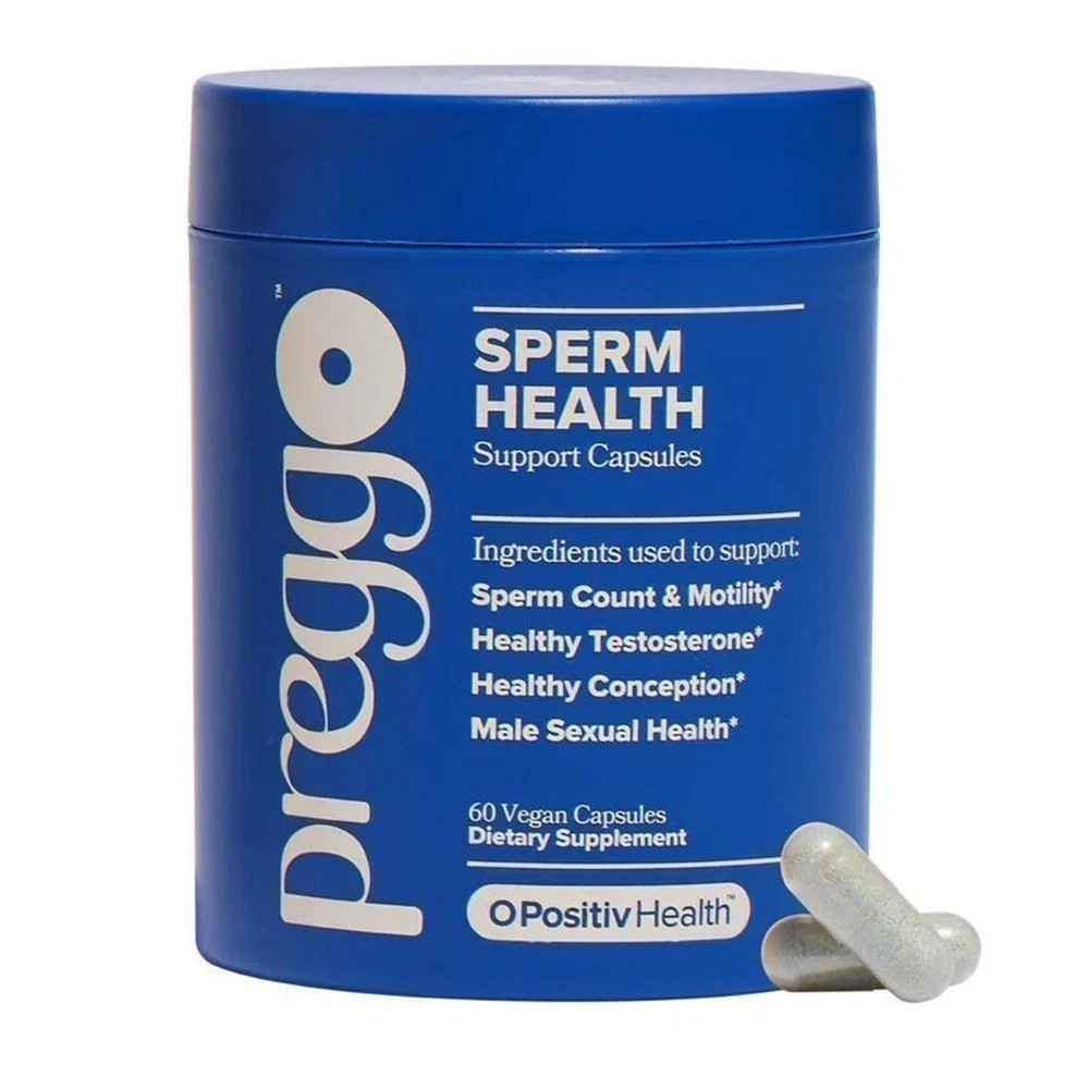 PREGGO O-Positive Sperm Health Boost Capsules C 60 Count For Men