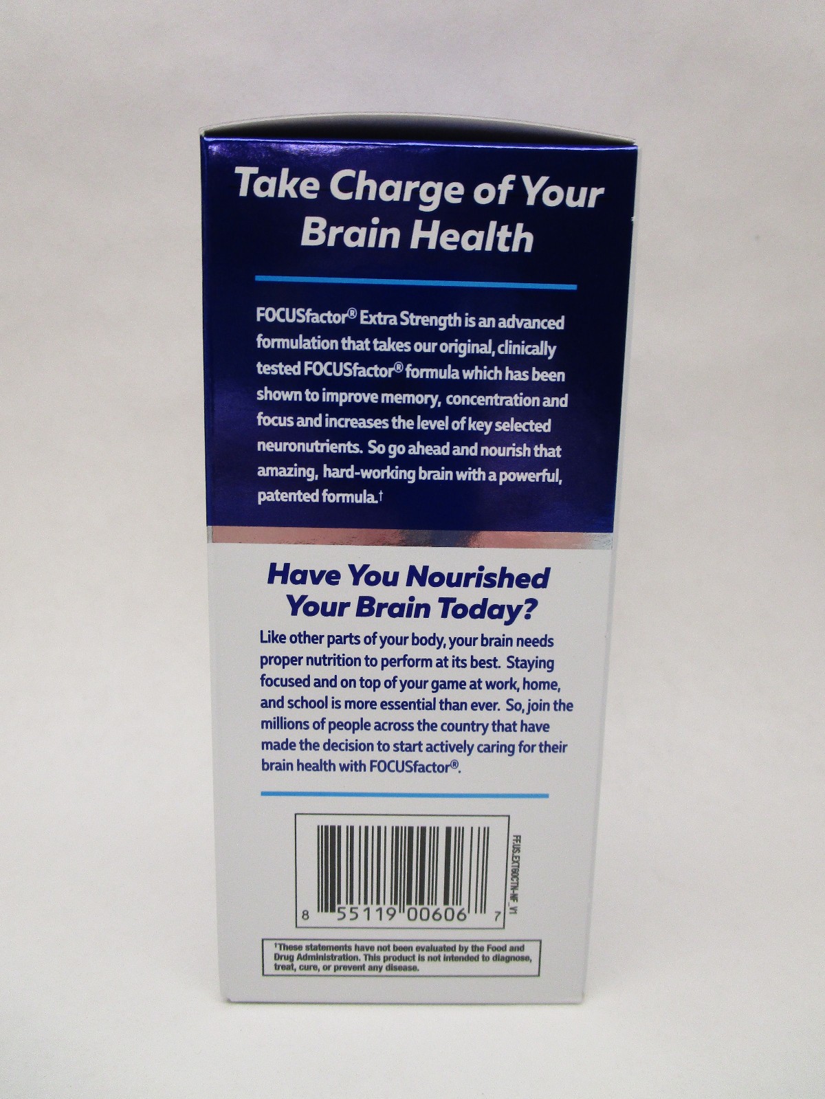 6 x Focus Factor Extra Strength Multivitamin Brain Health 60 Count Bottle 2/28