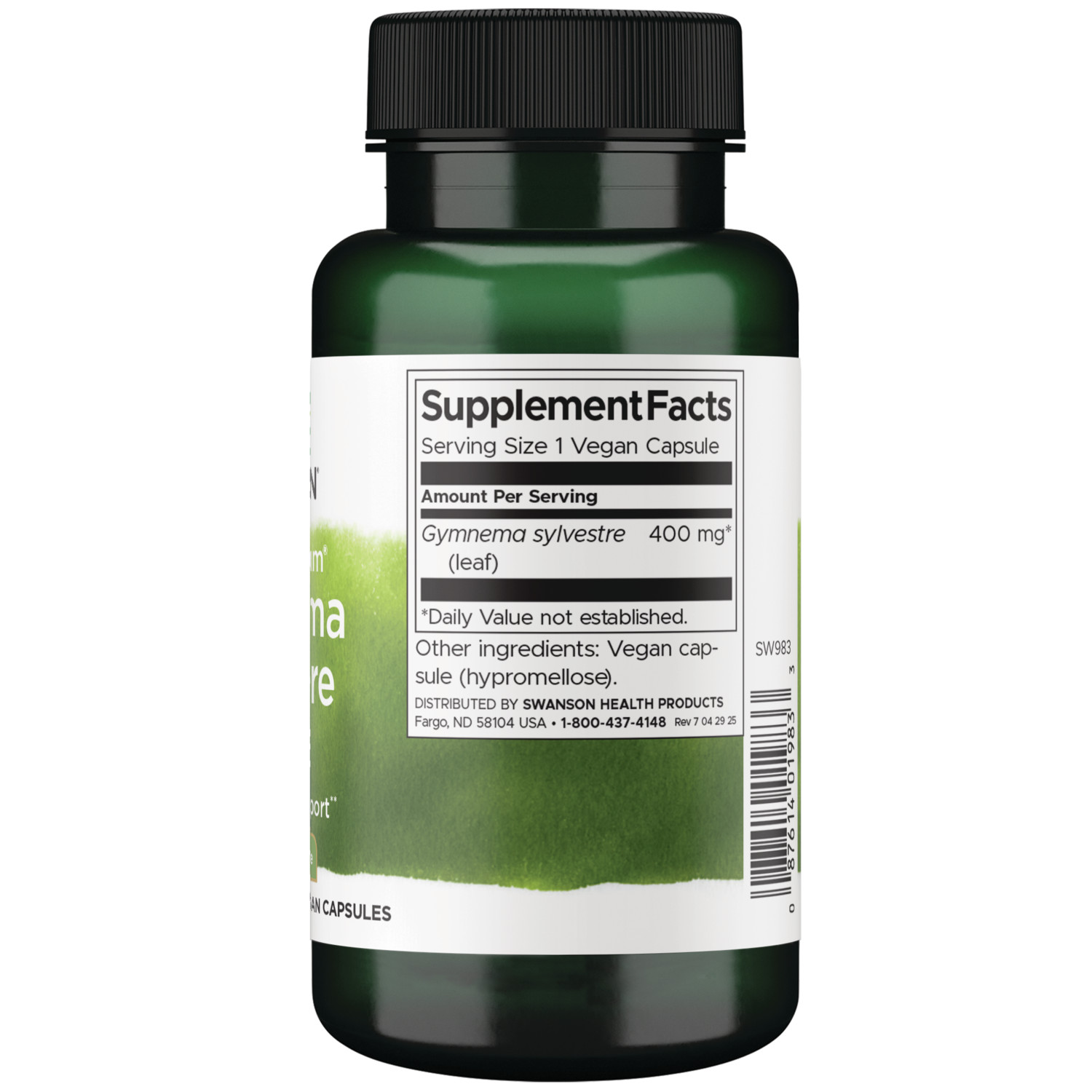 Swanson Herbal Supplements Full Spectrum Gymnema Sylvestre Leaf 400 mg Capsul…