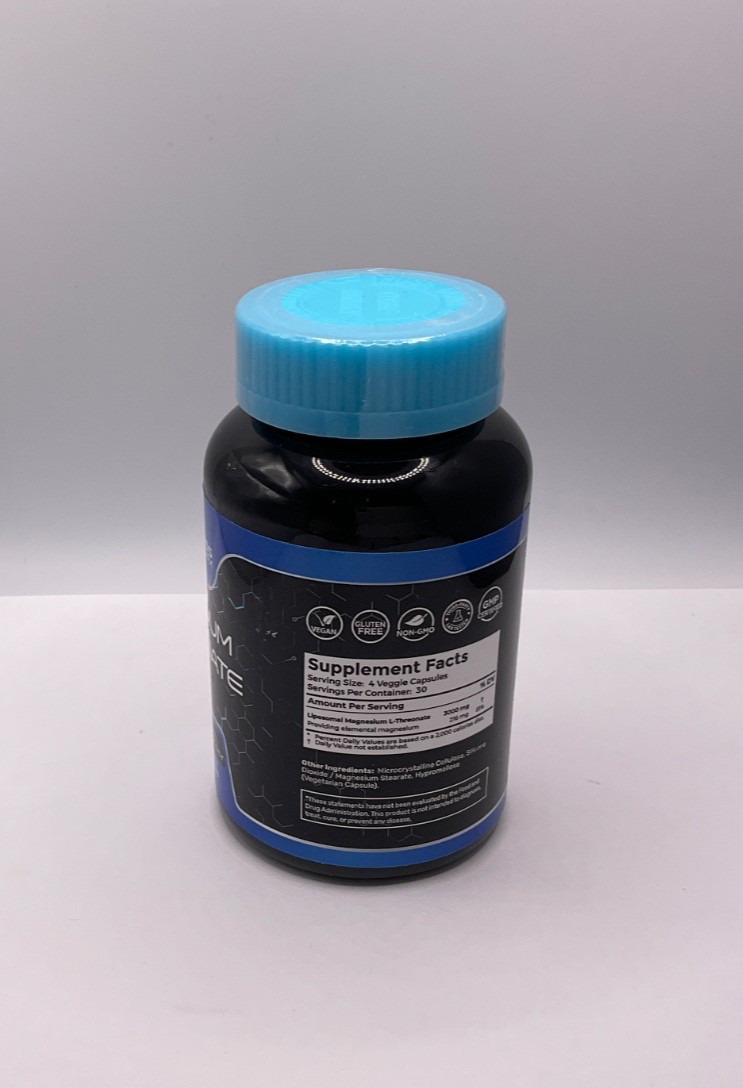 Wellness LabsRX Magnesium L-Threonate 3000 Mental Focus 120 caps Exp: 10/26