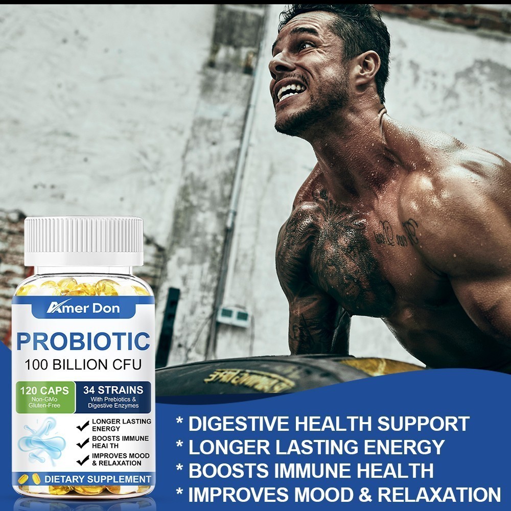 Probiotics 100 Billion CFU Potency Digestive Immune Health 60/120 Caps DIGESTIV