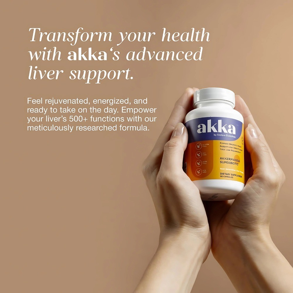 60 Caps AKKA Superbiotics Liver Health Digestion & Metabolism Support