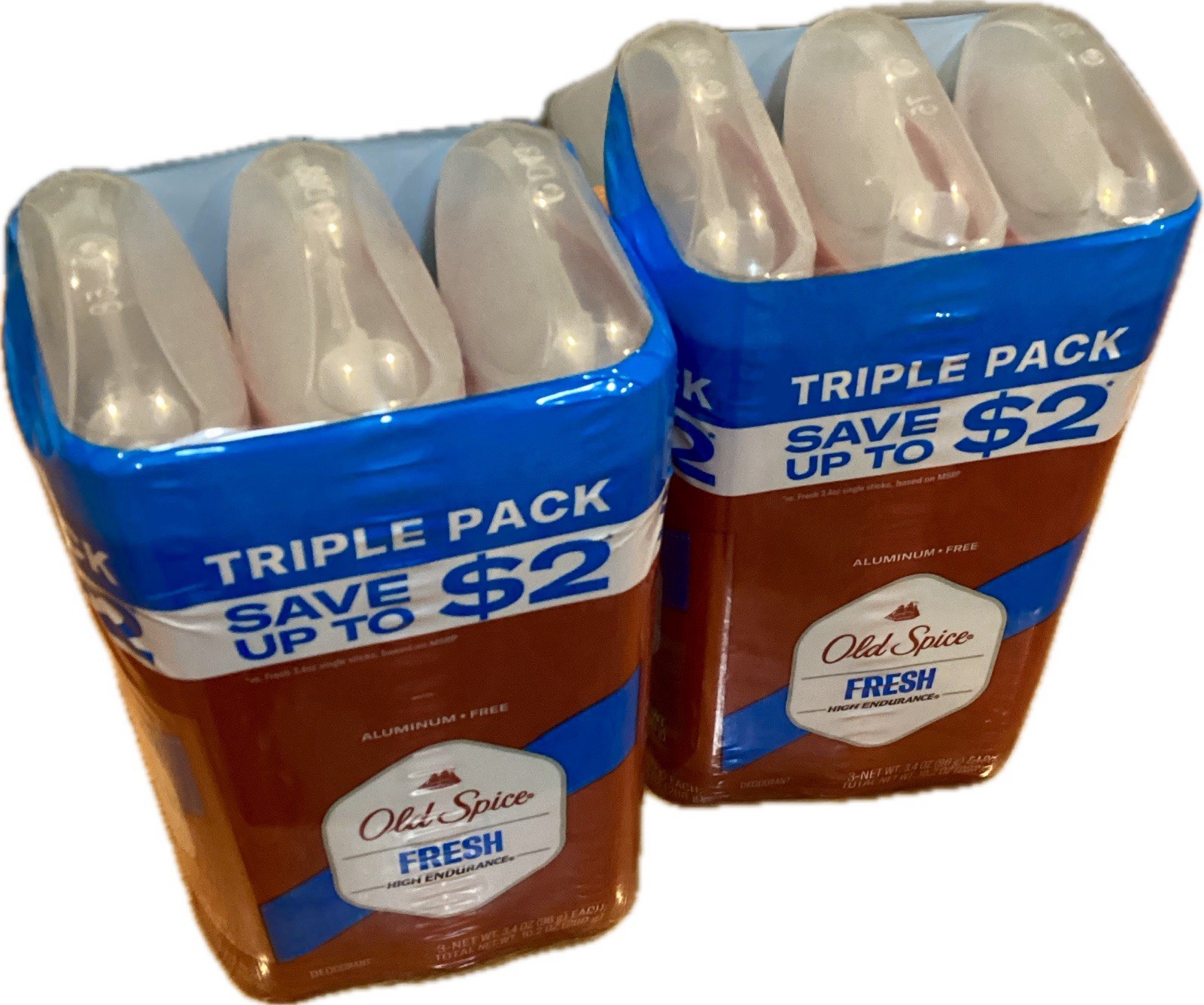 6 x Old Spice Aluminum Free Deodorant For Men, High 3.4 Ounce 2 (Packs of 3)