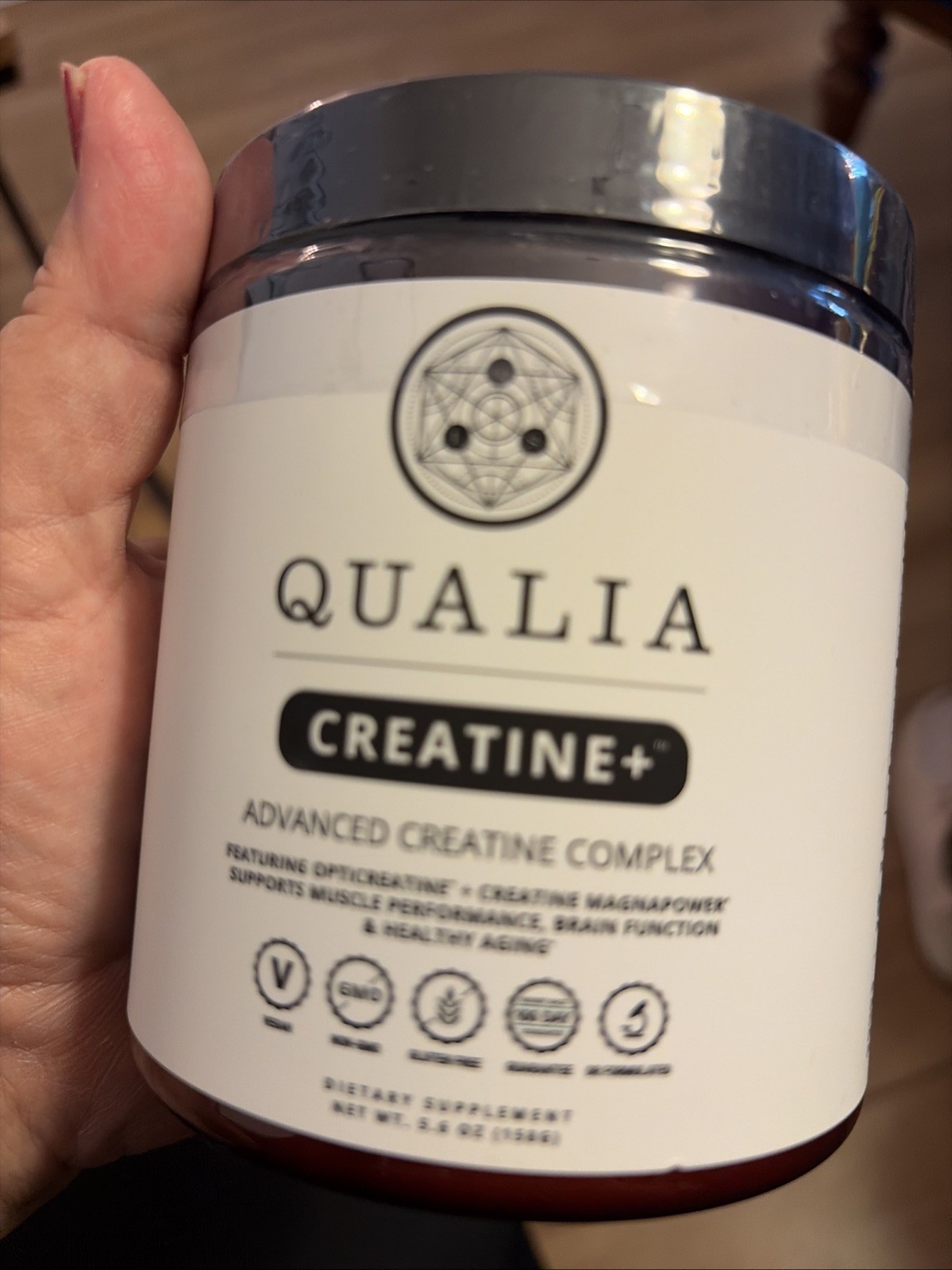 Qualia Creatine | Advanced Creatine Complex | 2 Creatine Sources + Magnesium | O