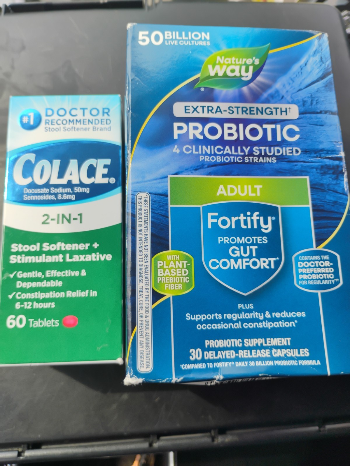 Natures Way Daily Probiotic ADULTS Fortify 30ct Exp 08/26 (A25)+ COLACE