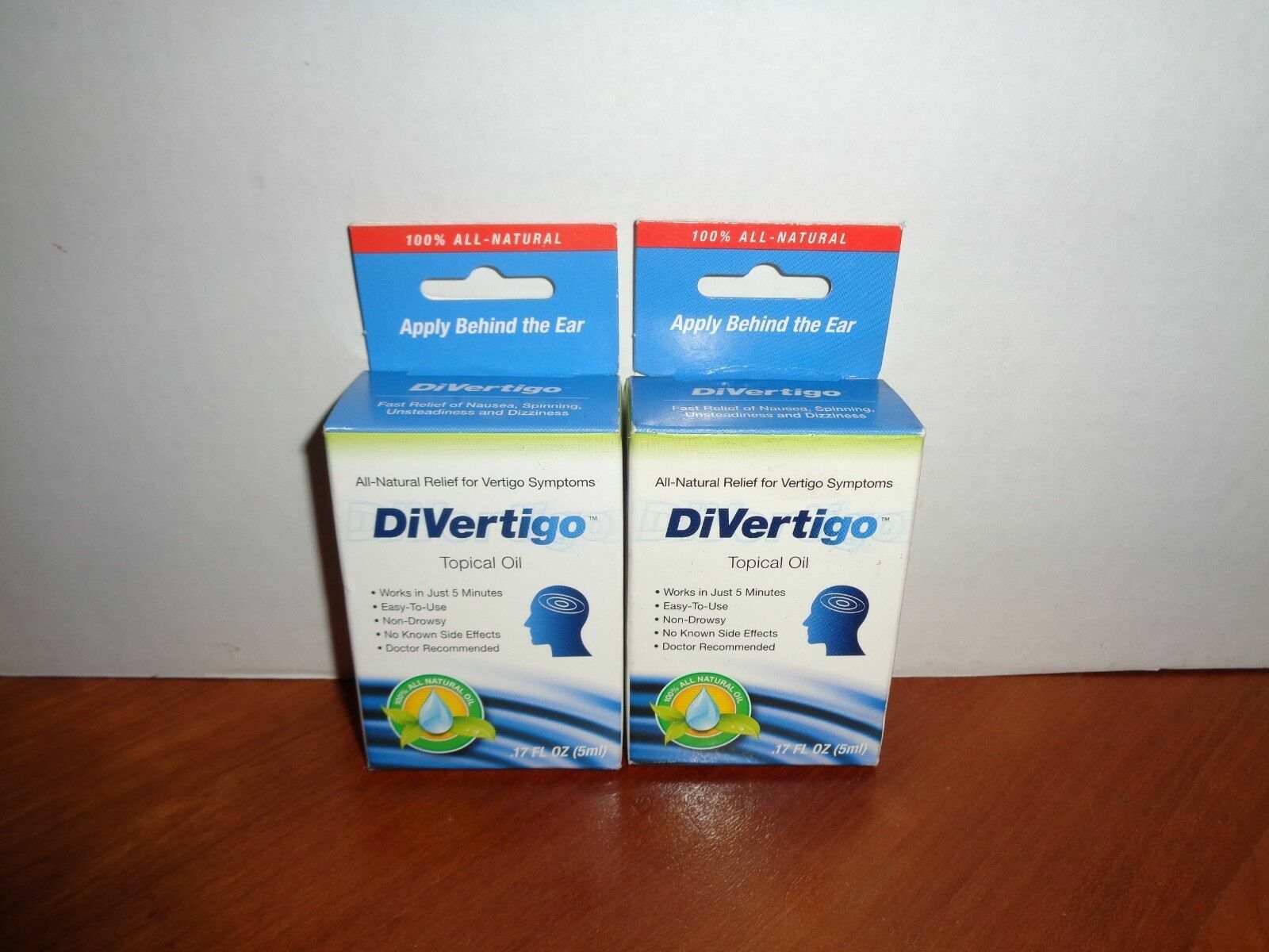 Lot 2 Bottles DiVertigo Vertigo Relief Liquid Oil Drops 5ml .17oz Ea Exp 05/2026