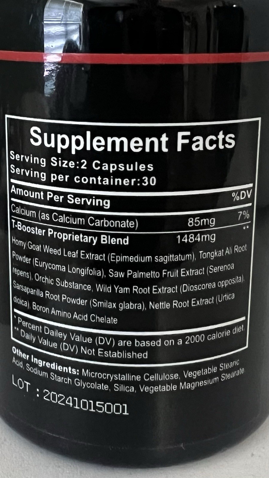 5 Bottles TESTOSTERONE T-Booster Proprietary Blend STAMINA ENERGY Strength