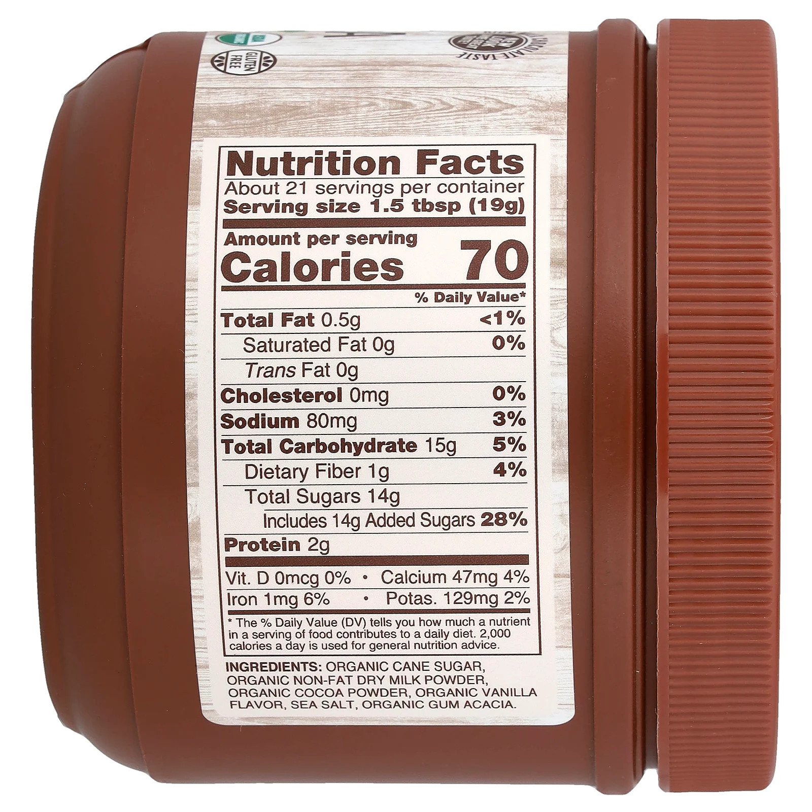 Organic Hot Cocoa, 14 oz (397 g)