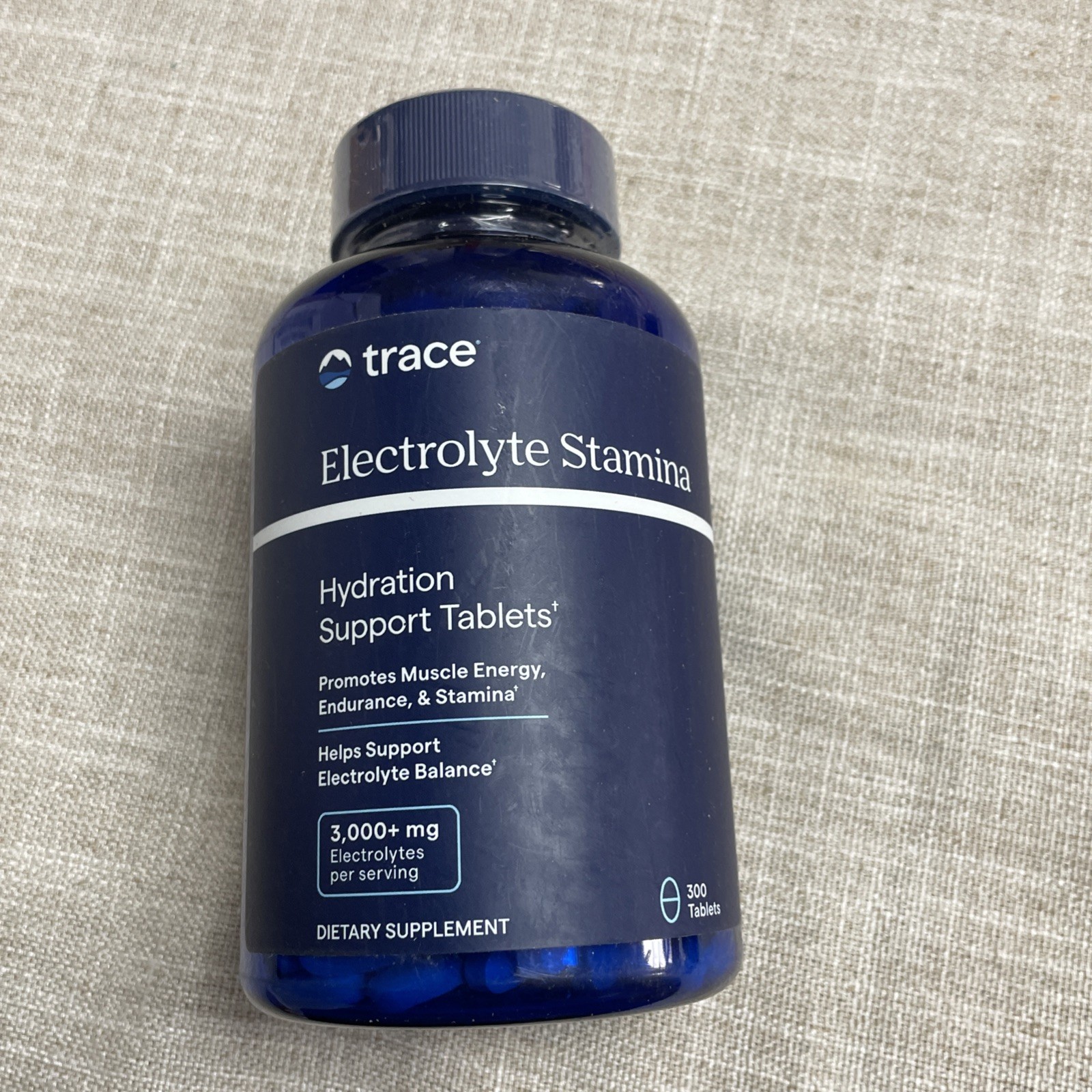 Trace Minerals Allergen-Free 300 Tablets Supports Hydration and Stamina