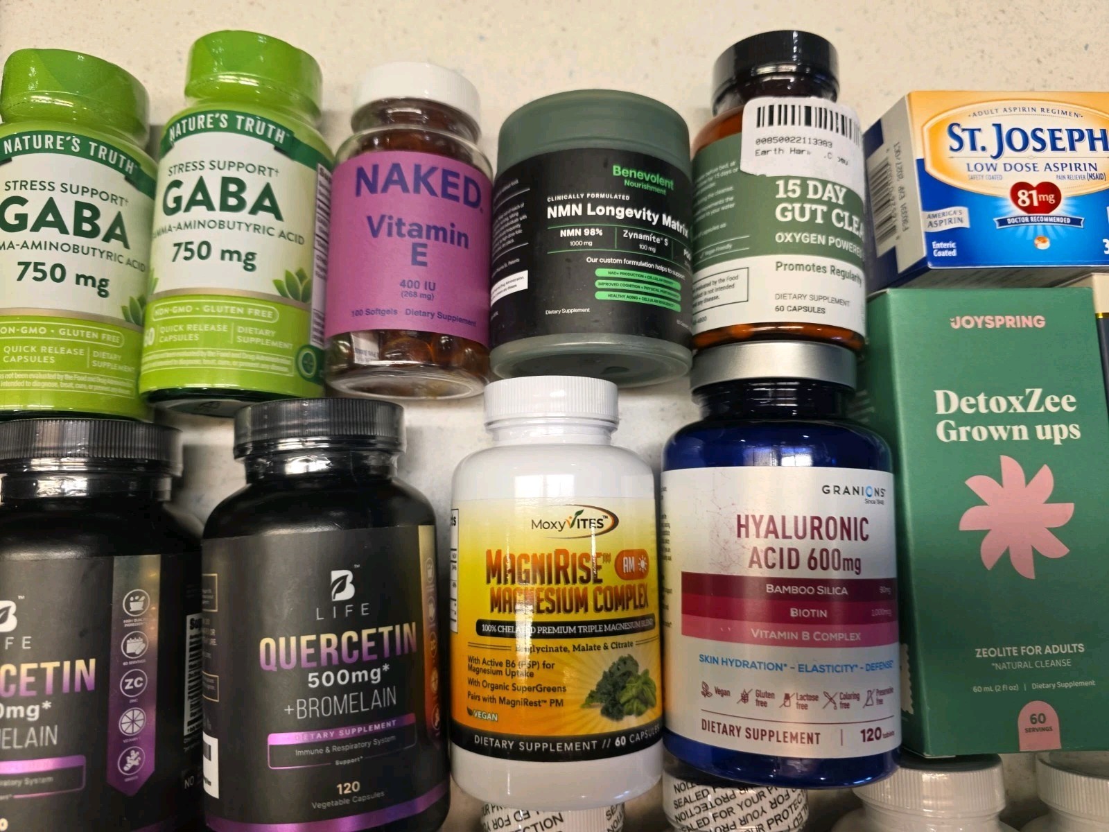 Huge Wholesale Lot Of 30 Assorted Vitamins & Supplements NEW & Sealed 06/2027+