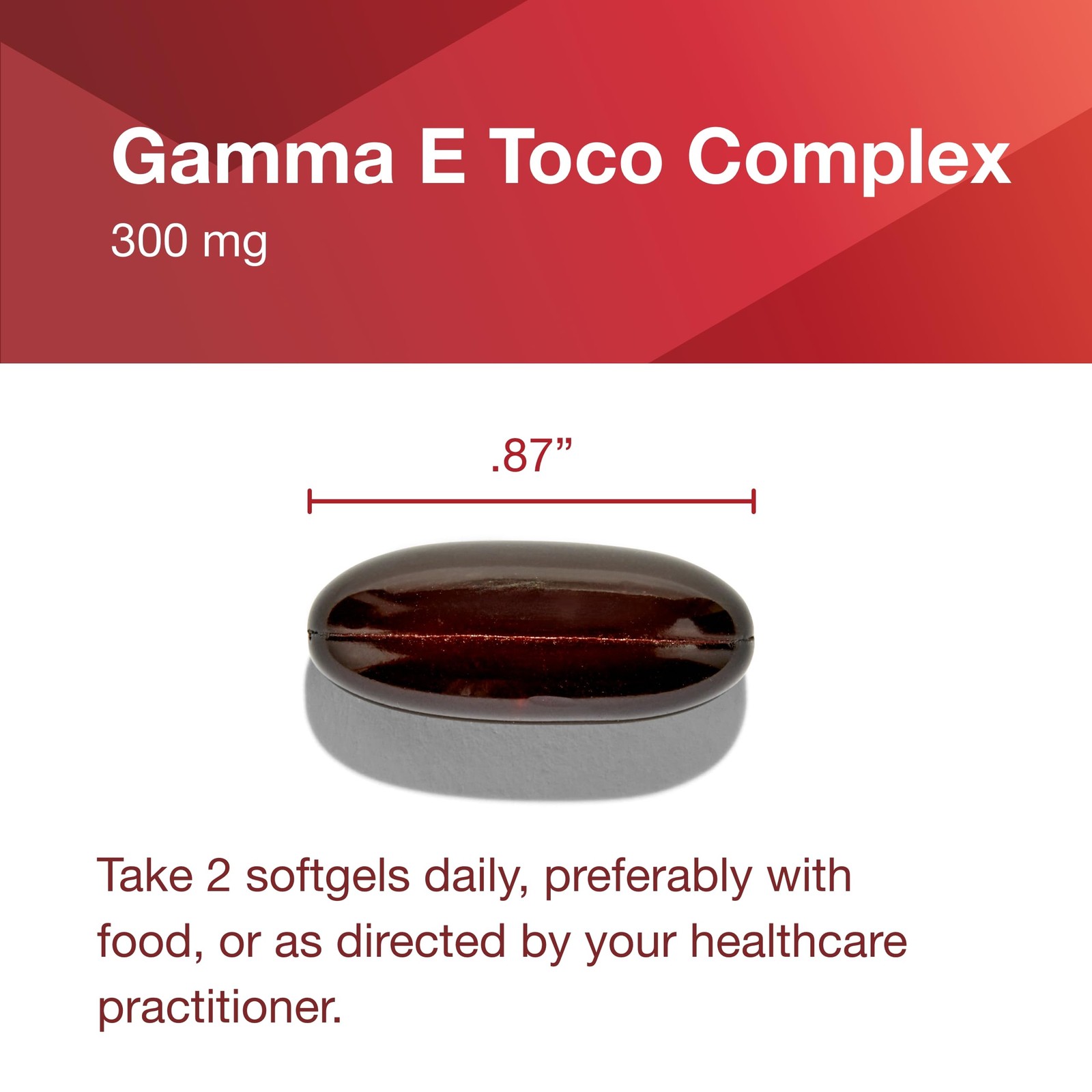Protocol for Life Gamma E Toco Complex 300mg Vitamin E Antioxidant 90 Caps
