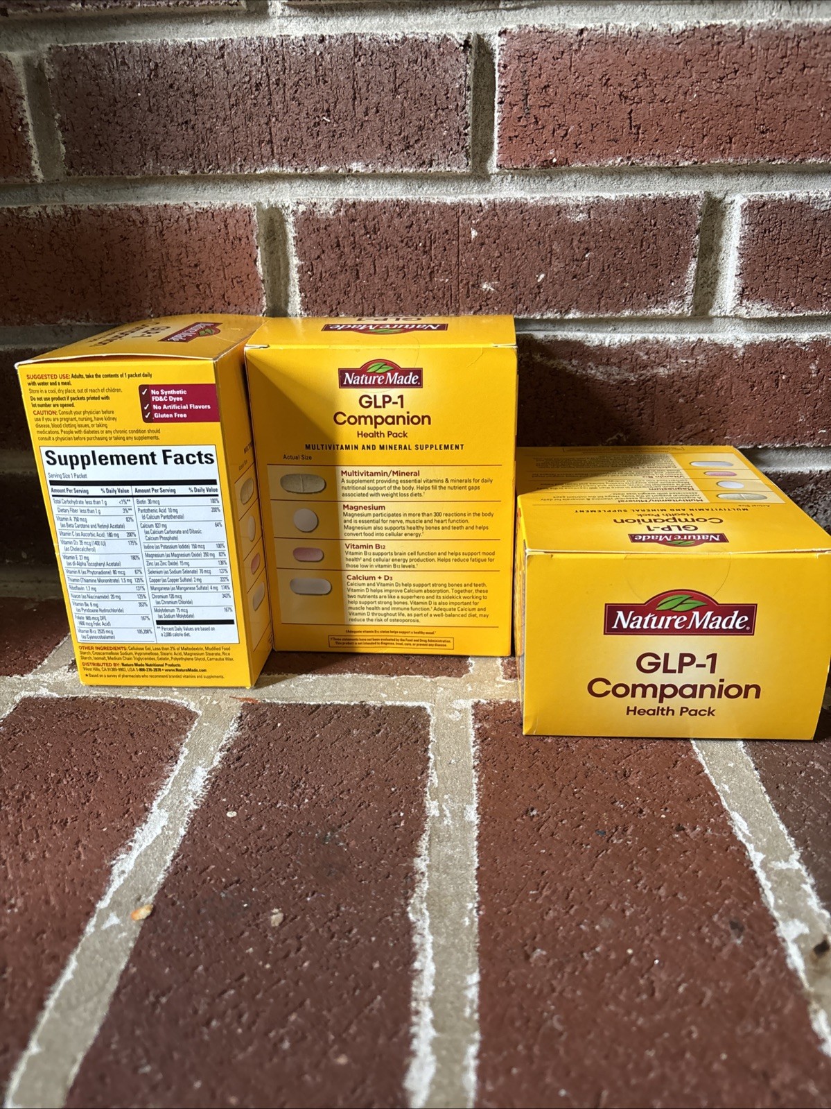3 Pack NatureMade Companion Health Pack 30 Packets Ea Exp 06/2027+Fast Free Ship