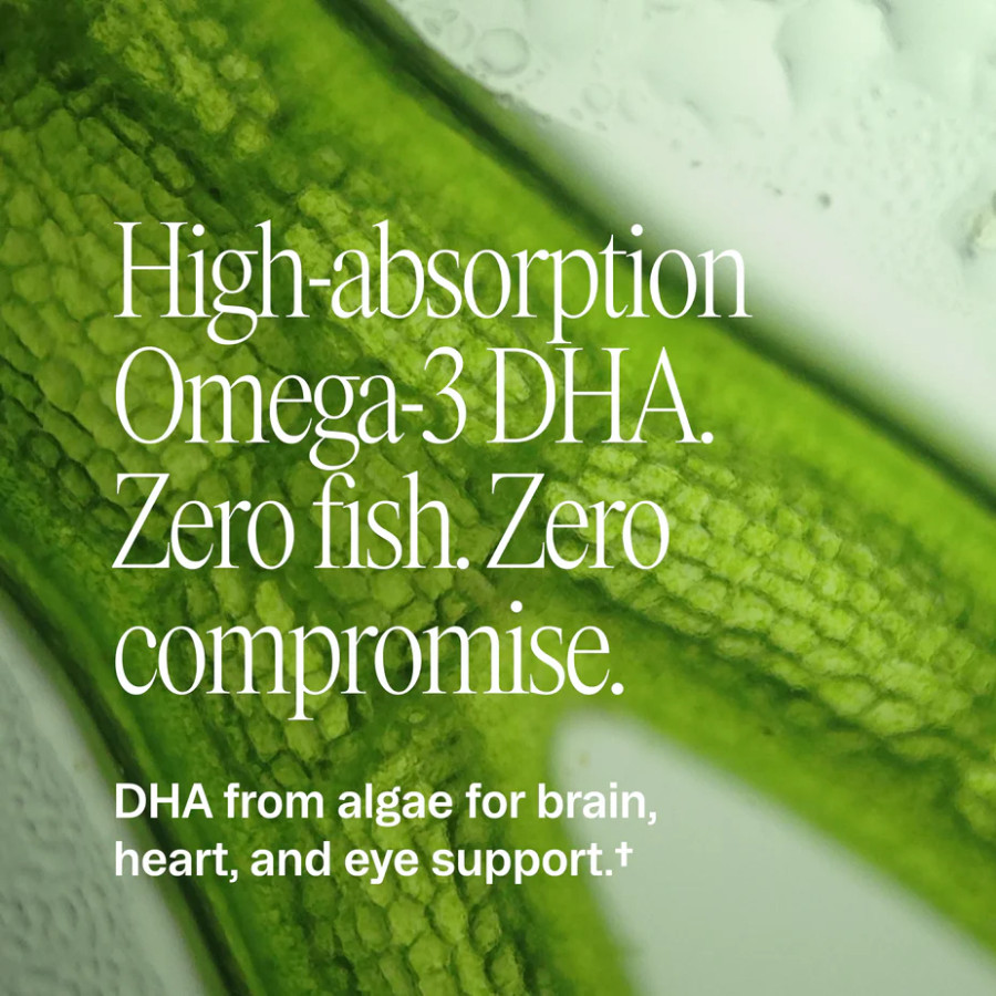 Ora Organic Head & Heart – DHA Omega-3 from Algae for Brain, Eye, Heart 60 Ct