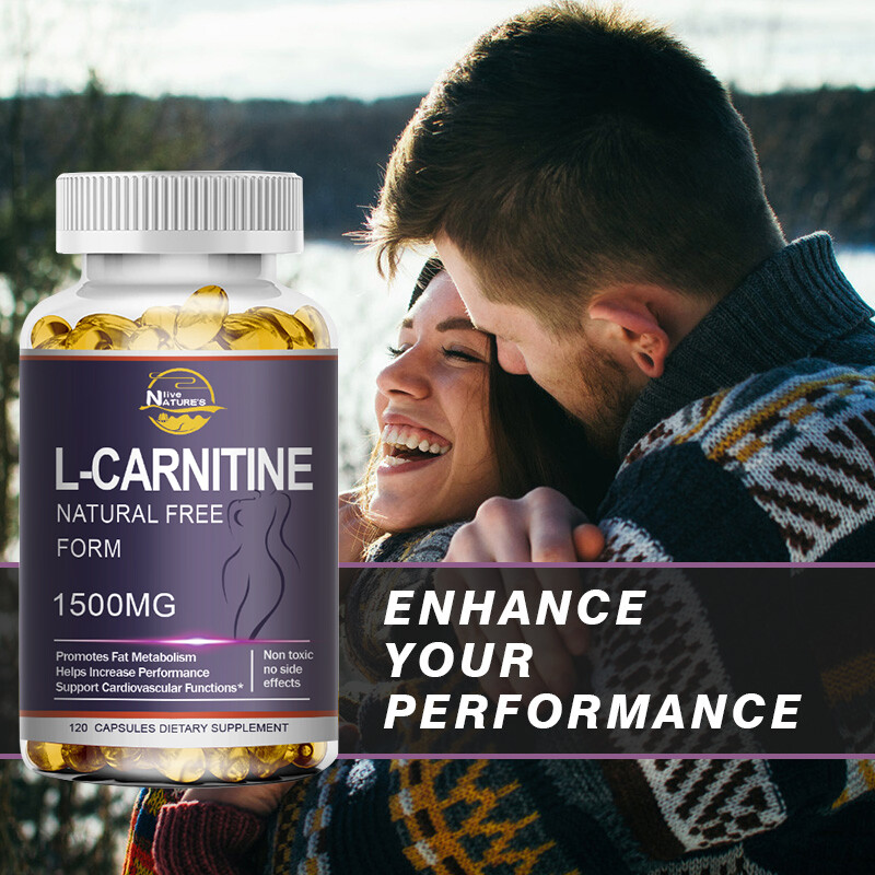 L-Carnitine 1500mg, High Potency Supports Natural Energy Production 120 Capsules