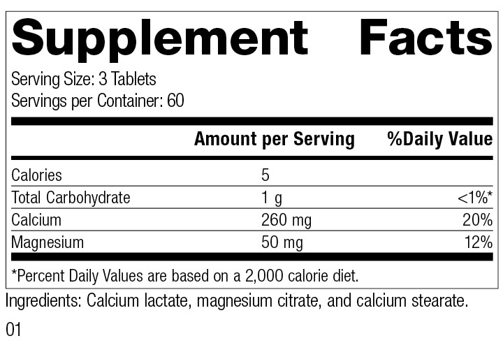 Standard Process Calcium Lactate Immune Support, 180 Tablets